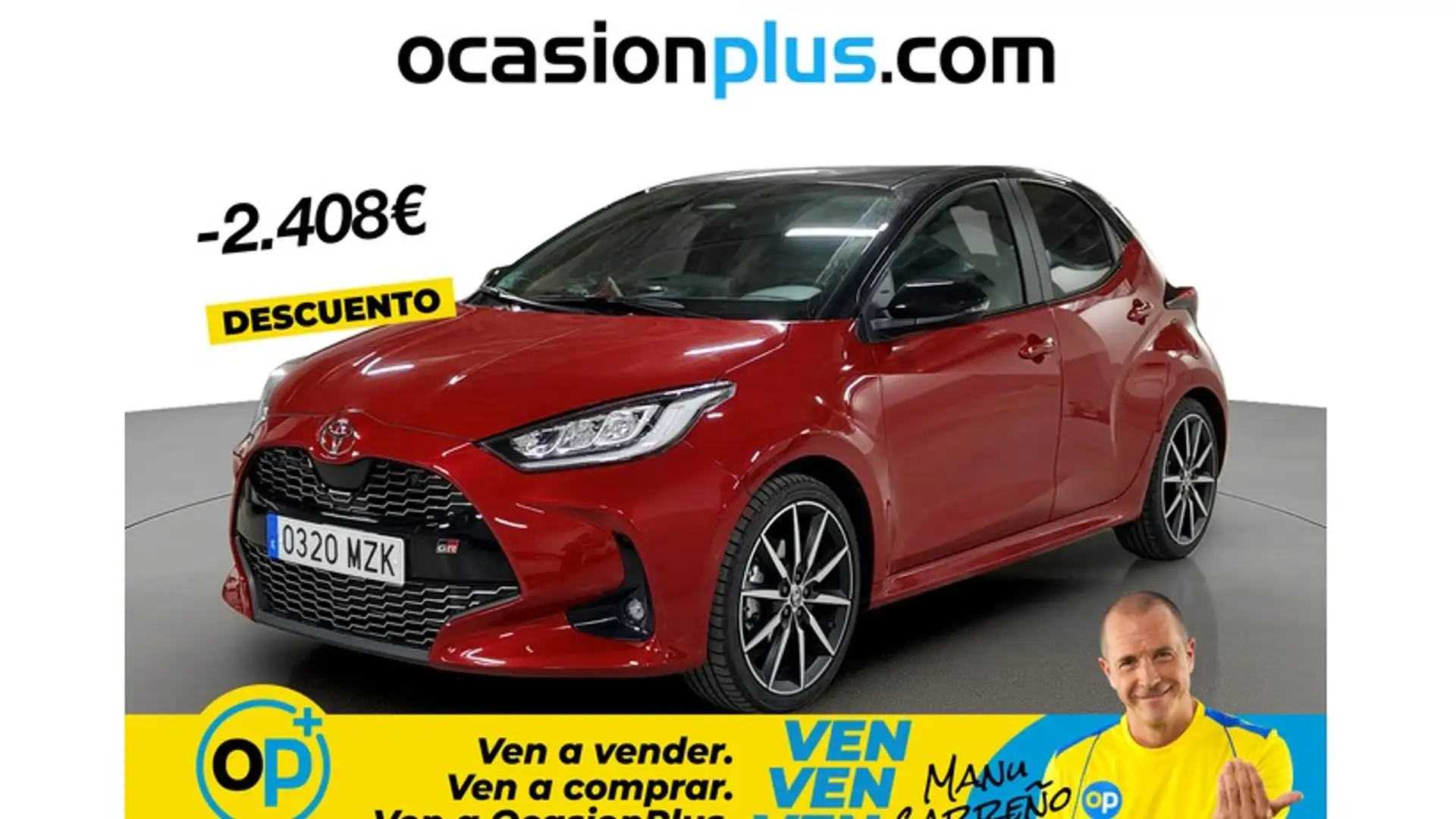 Toyota Yaris 130H 1.5 GR Sport Plus Rojo - 1