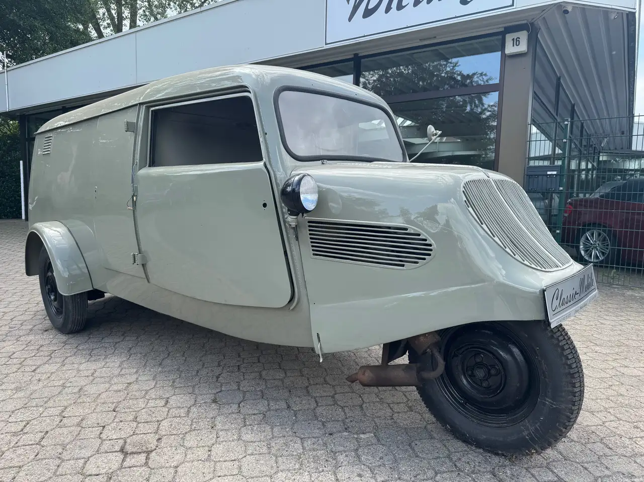 Tempo Hanseat Lieferwagen Dreirad *Kasten*fester Aufbau*, foto 3