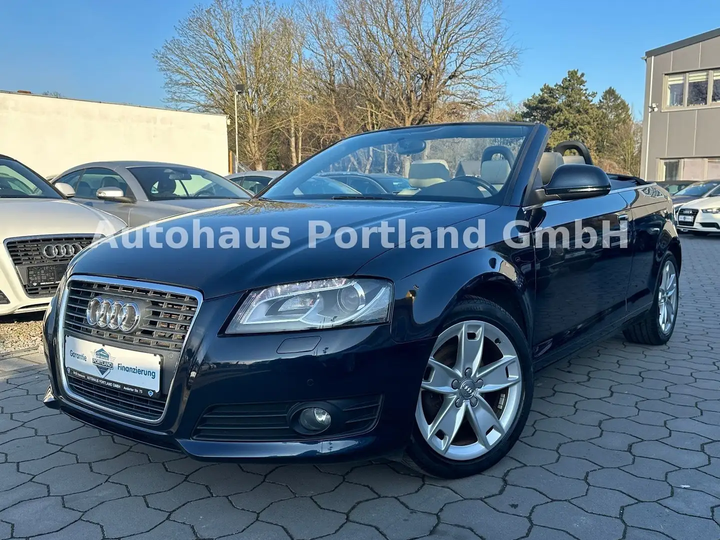 Audi A3 Cabriolet Ambition 1.8/TOP/S-Heft/SHZ/Navi/Xe Blau - 2