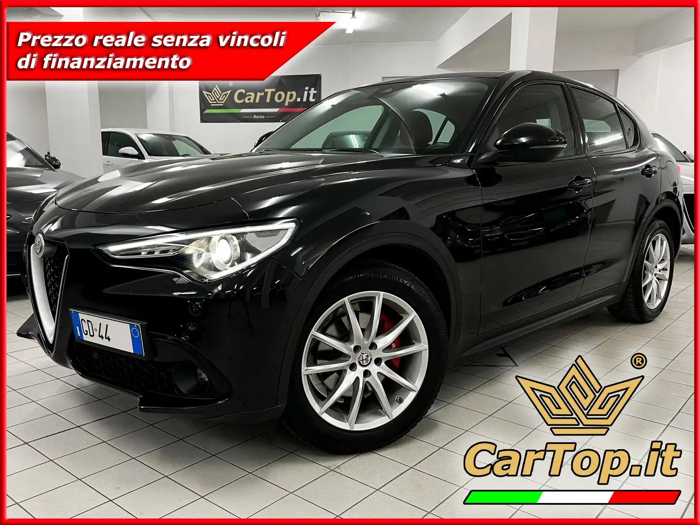 Alfa Romeo Stelvio 2.2 TD 190 CV EXECUTIVE 19" DISTRIBUZIONE ESEGUITA Nero - 1