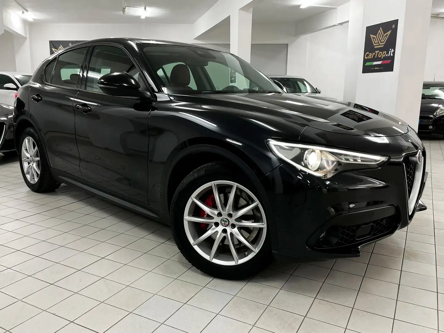 Alfa Romeo Stelvio 2.2 TD 190 CV EXECUTIVE 19" DISTRIBUZIONE ESEGUITA Nero - 2