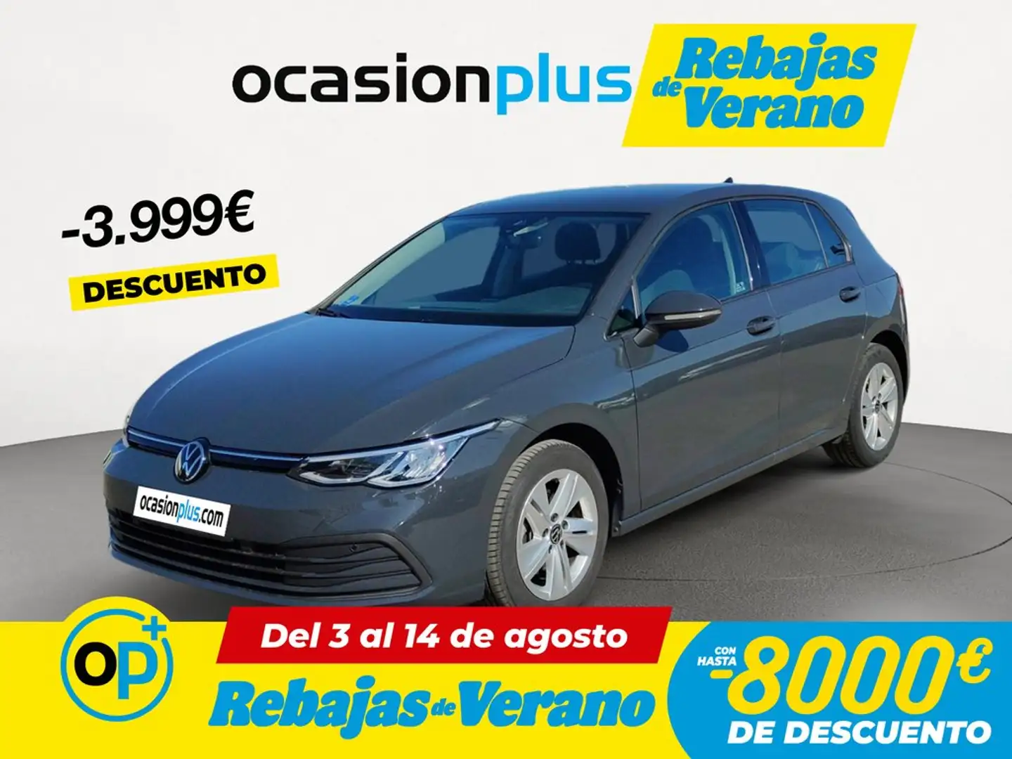 Volkswagen Golf 1.0 eTSI Life DSG 81kW Gris - 1