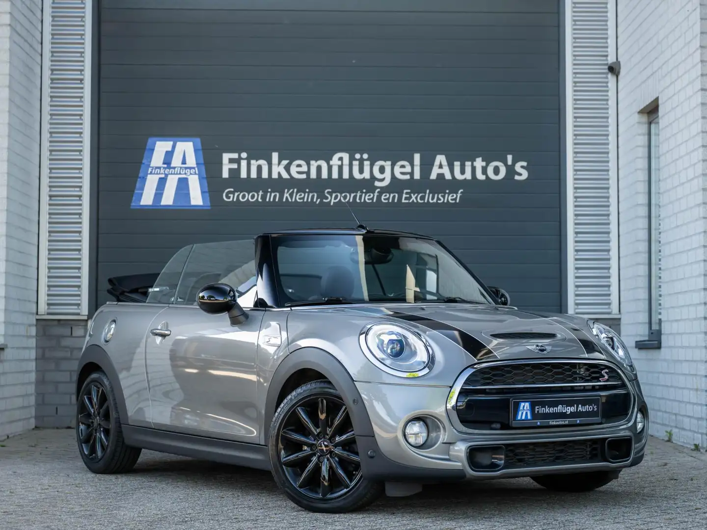 MINI Cooper S Cabrio 2.0 Aut 192 pk |HK.audio |Navi |Leder | Argento - 1
