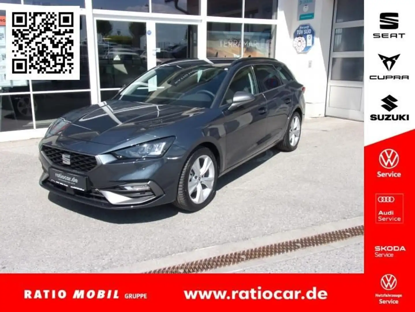 SEAT Leon LEON SPORTSTOURER FR 1.5 ETSI GAR.-04/2030* AHZV Gris - 1