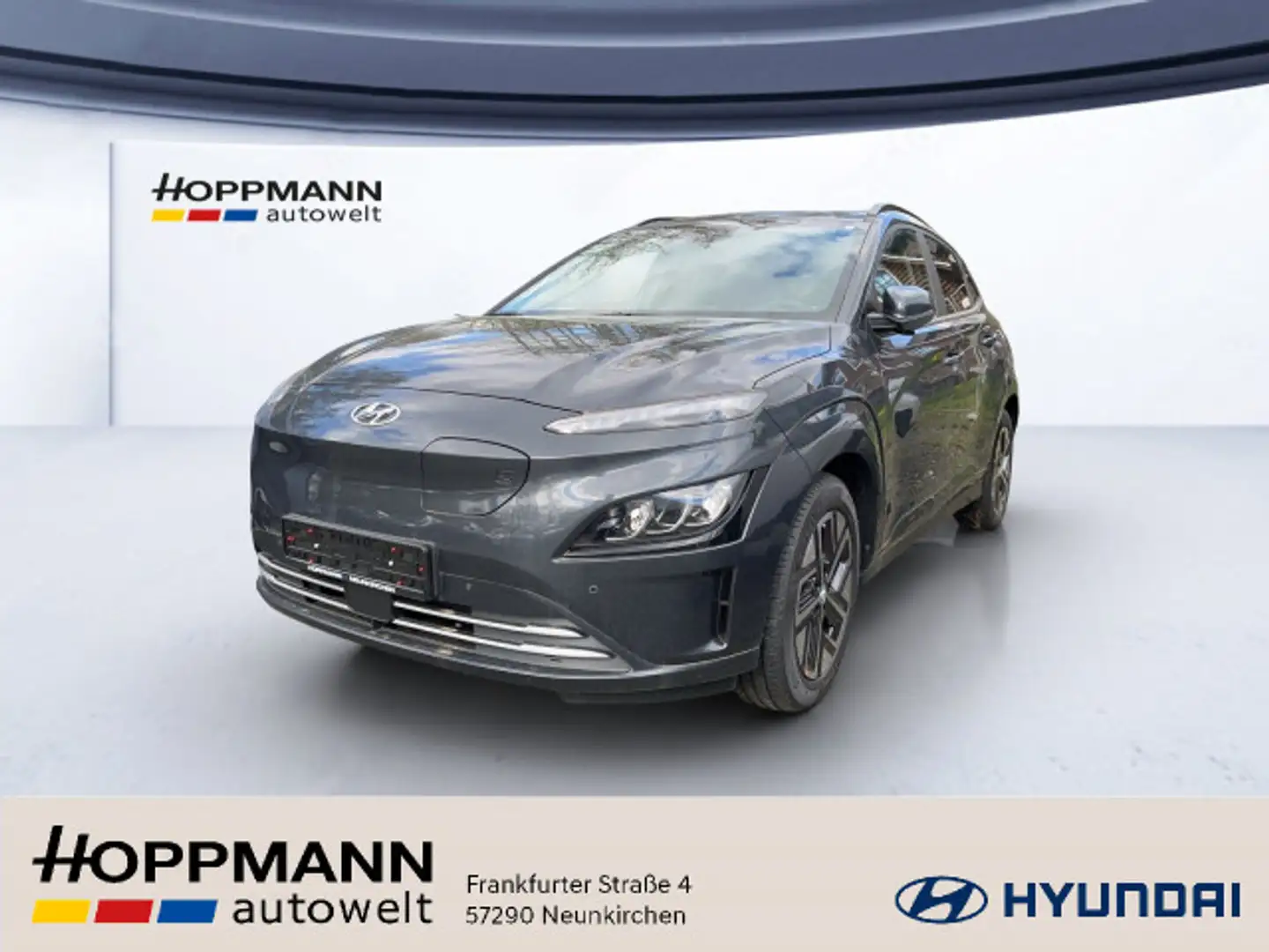 Hyundai KONA KONA Elektro MY23 (150kW), TREND-Paket, Navigati Gris - 1