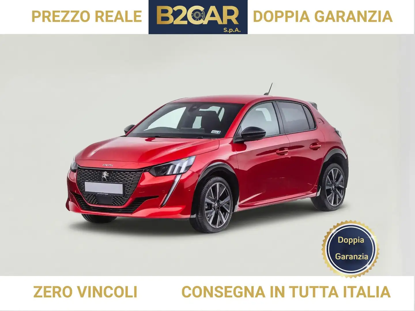 Peugeot 208 208 motore elettrico 136 CV 5 porte Active Rouge - 1