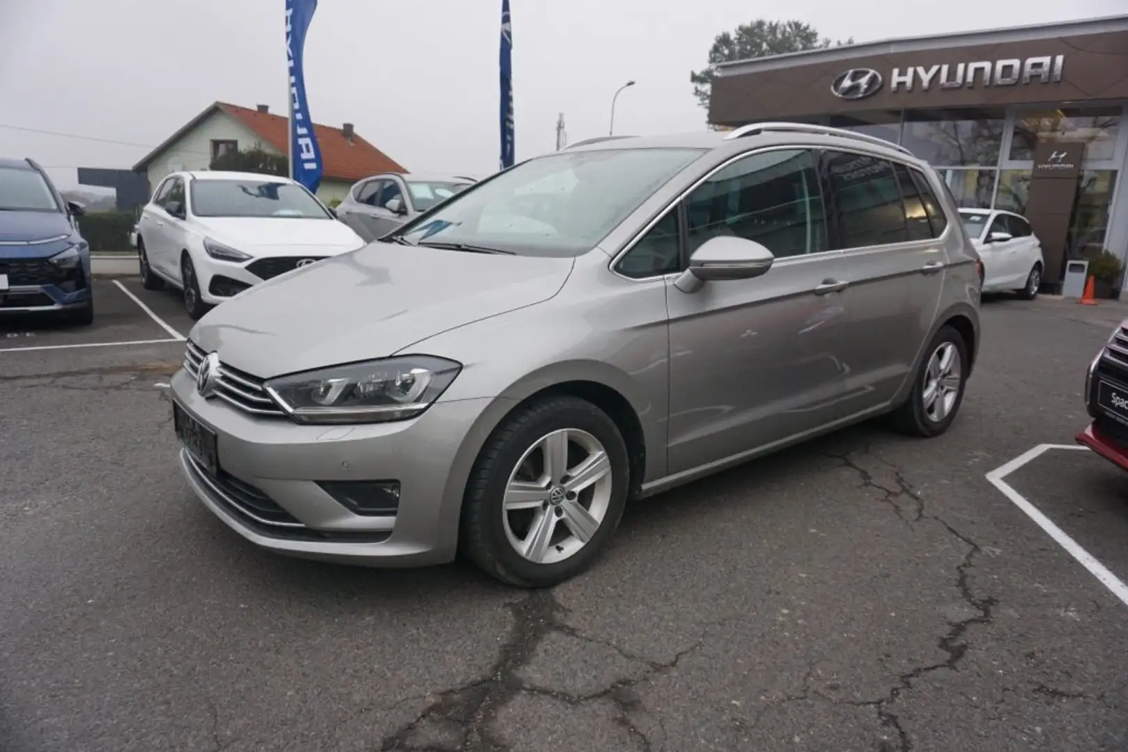 Volkswagen Golf VW Golf Sportsvan 1,4 TSI DSG Highline Silber - 1