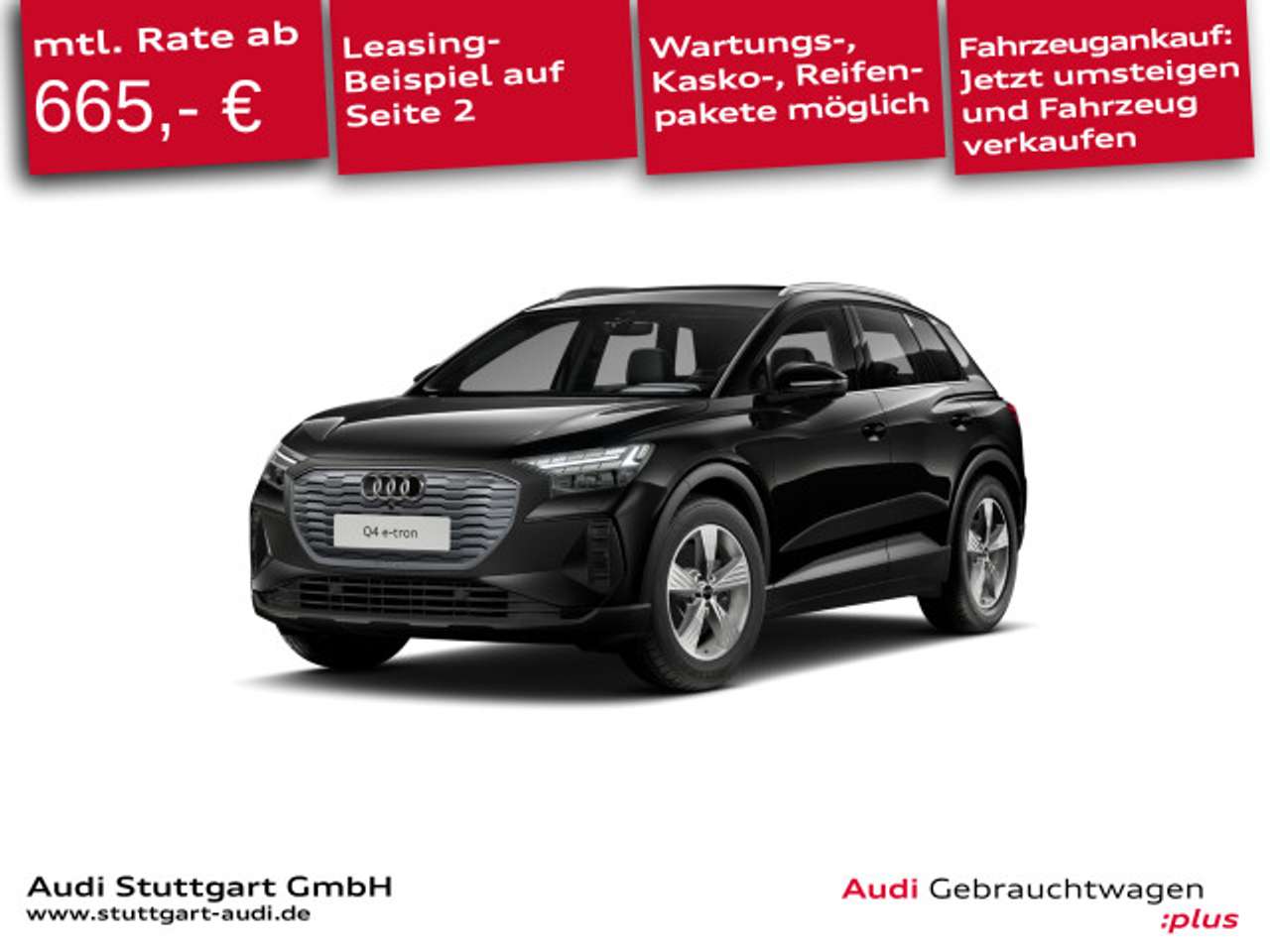 Audi Q4 e-tron — Audi Q4 e-tron 40 Standklima Matrix Head Up CarPlay
