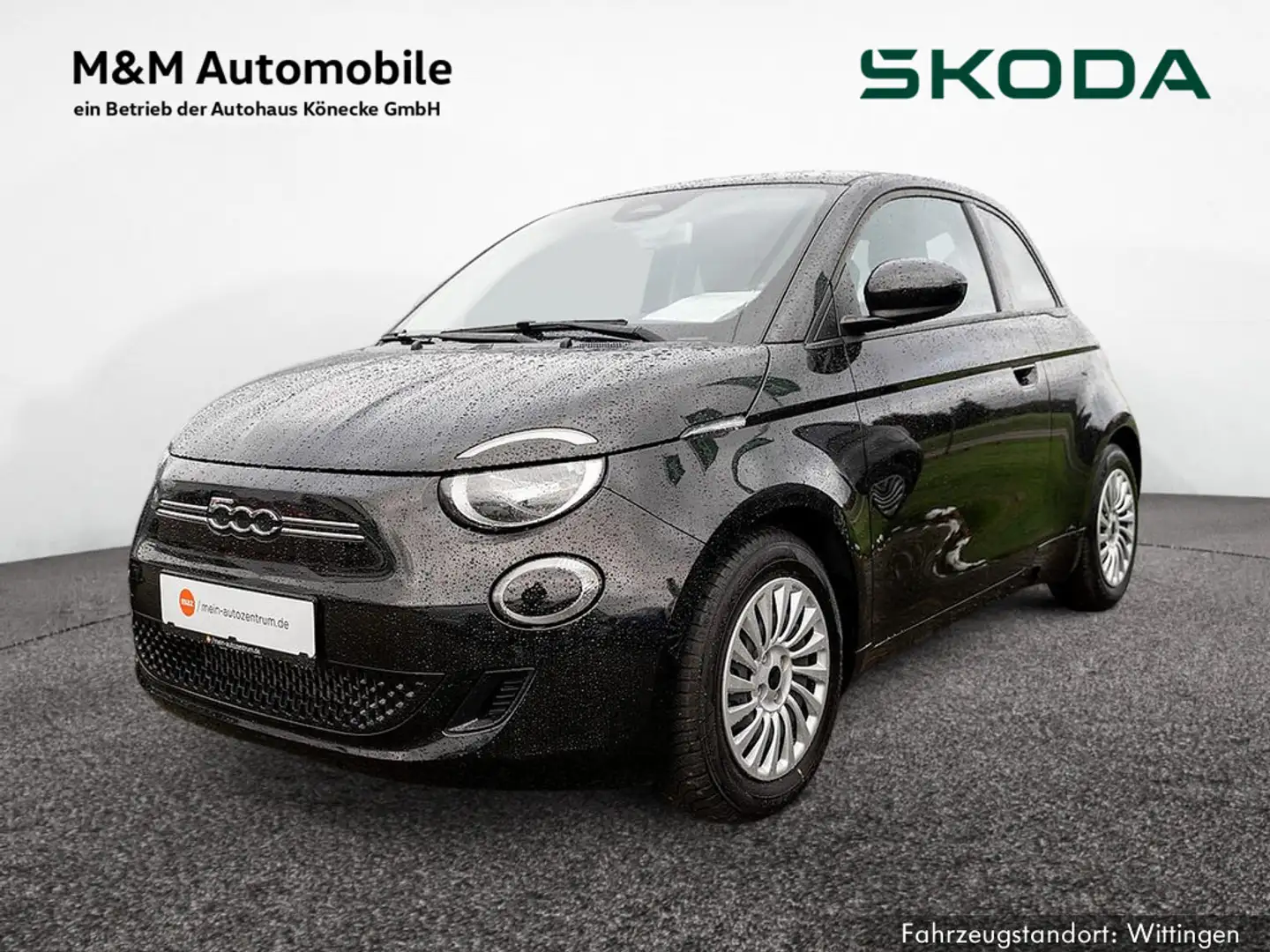 Fiat 500e Action "Aktionsfahrzeug" KLIMA PDC REGEN Schwarz - 1