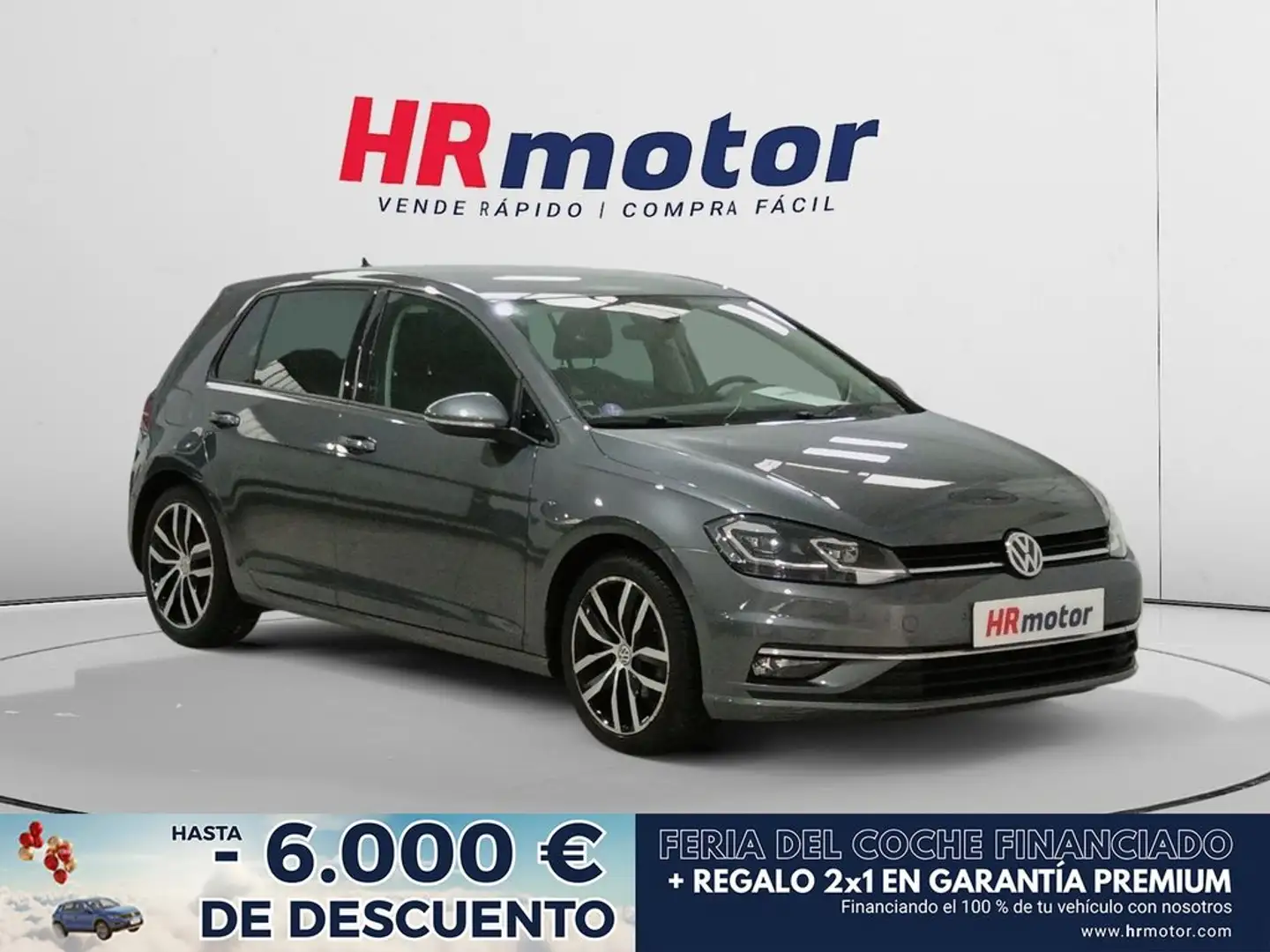 Volkswagen Golf BMT Gris - 1