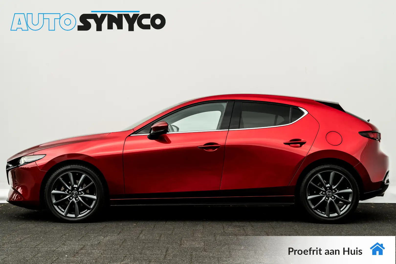 Mazda 3 2.0 e-SkyActiv-G M Hybrid 150 Sportive | 18 inch | Rood - 2