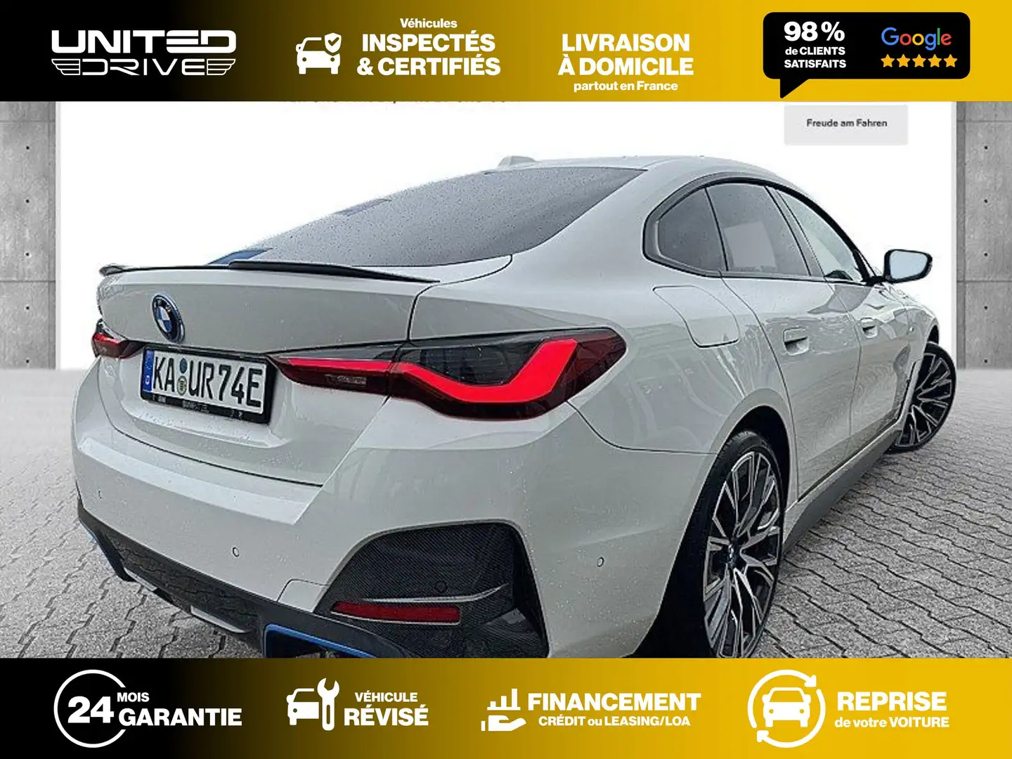 BMW i4 eDrive35 Gran Coupé M Pack Sport 286CV Blanc - 2