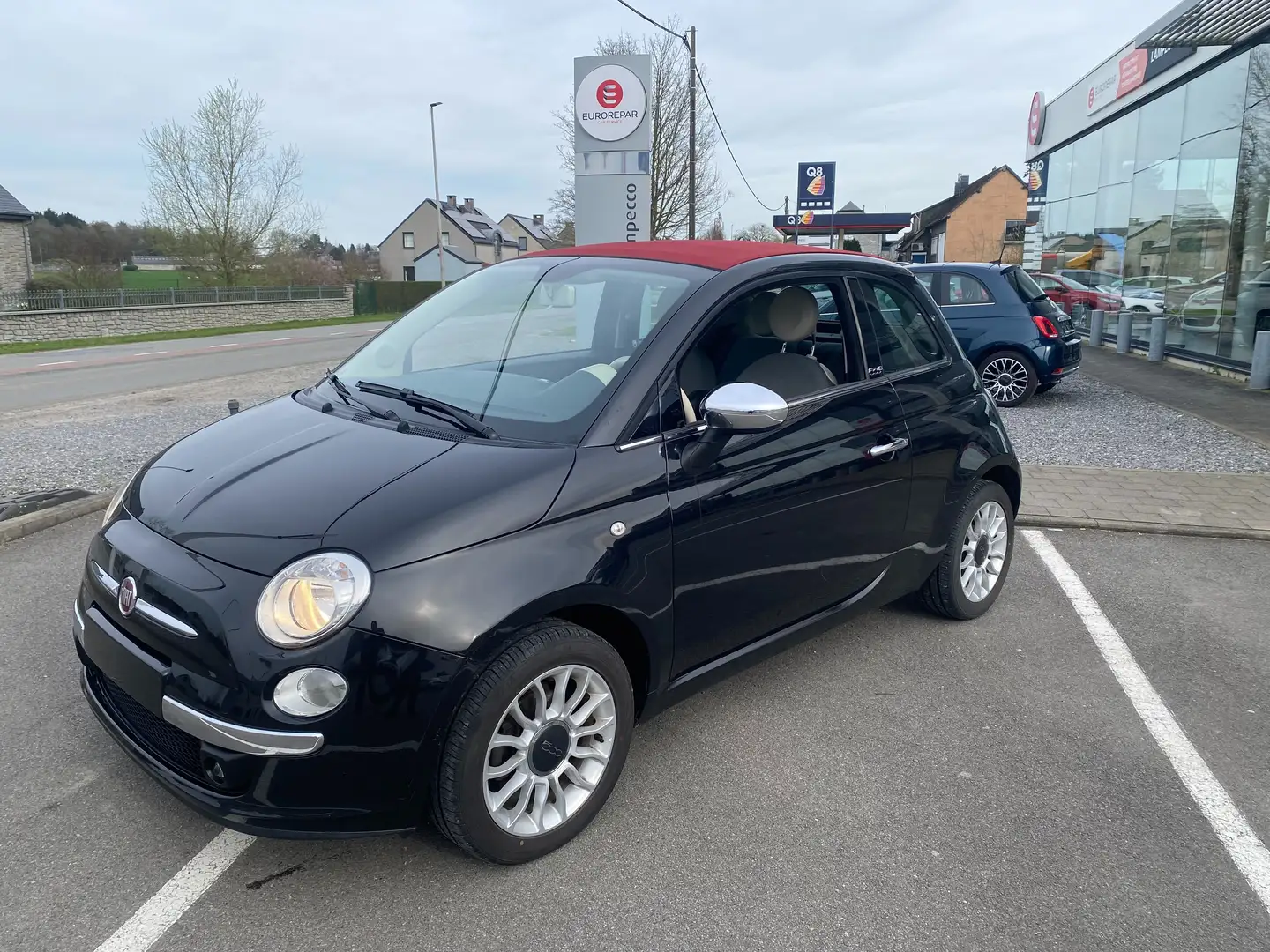 Fiat 500C 1.2i Lounge garantie 12mois Schwarz - 1