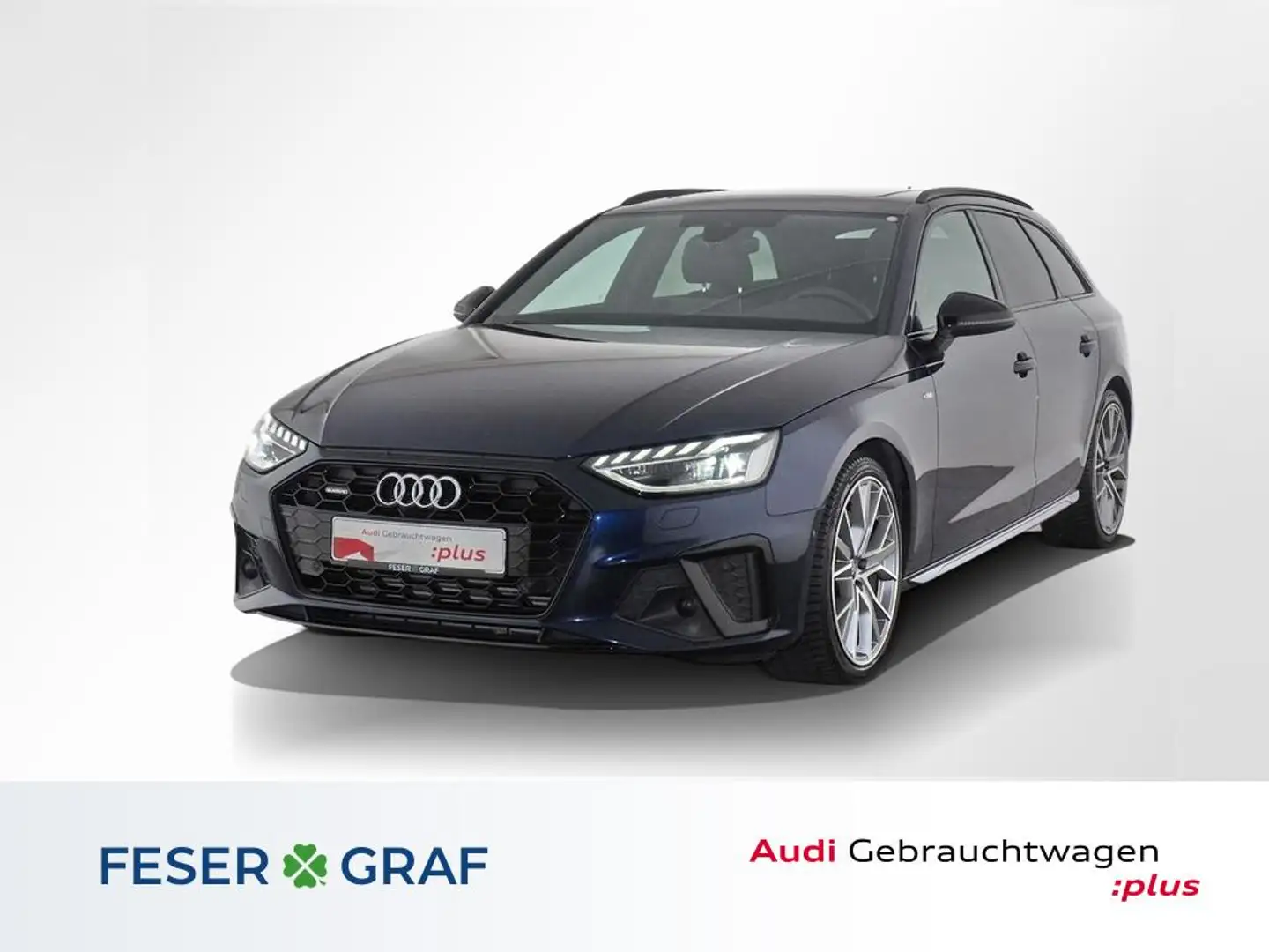 Audi A4 Avant S line 40 TFSI quattro S tronic Vir. Cockpit Blauw - 1