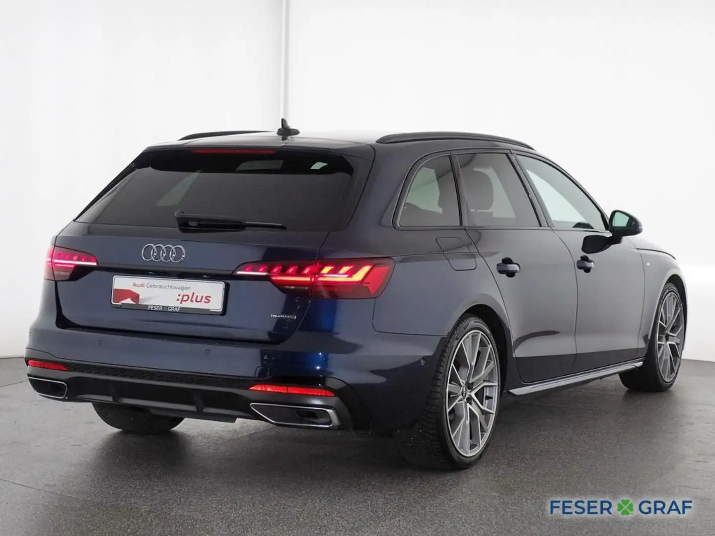 Audi A4 Avant S line 40 TFSI quattro S tronic Vir. Cockpit Blauw - 2