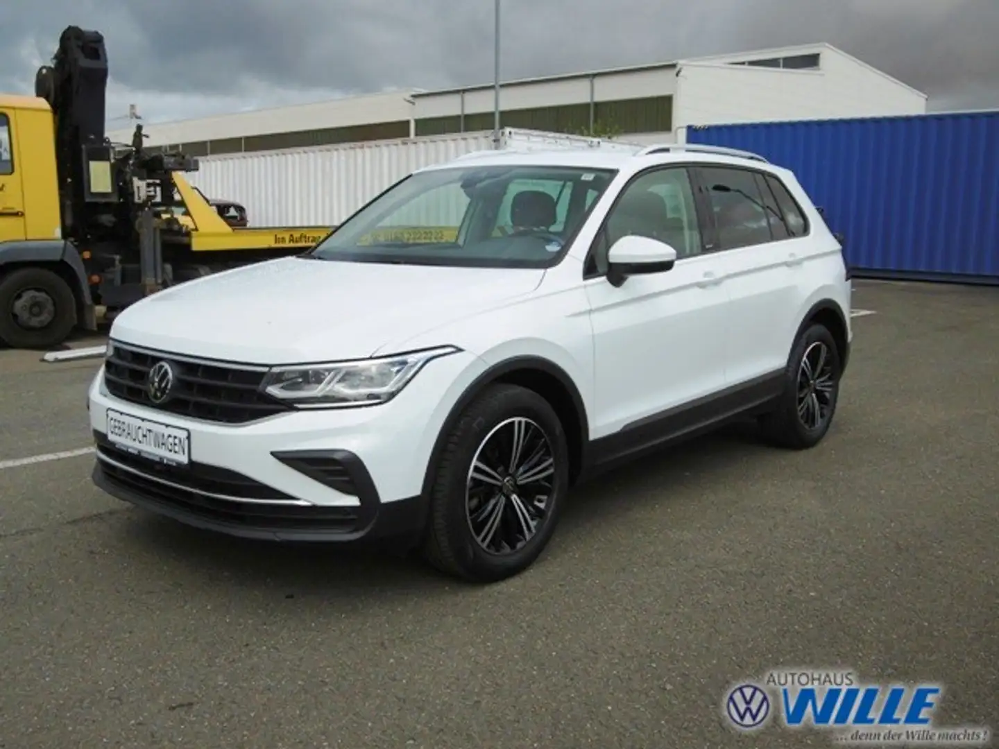 Volkswagen Tiguan 1.5 TSI OPF Active Klima Navi Rückfahrkamera Weiß - 1