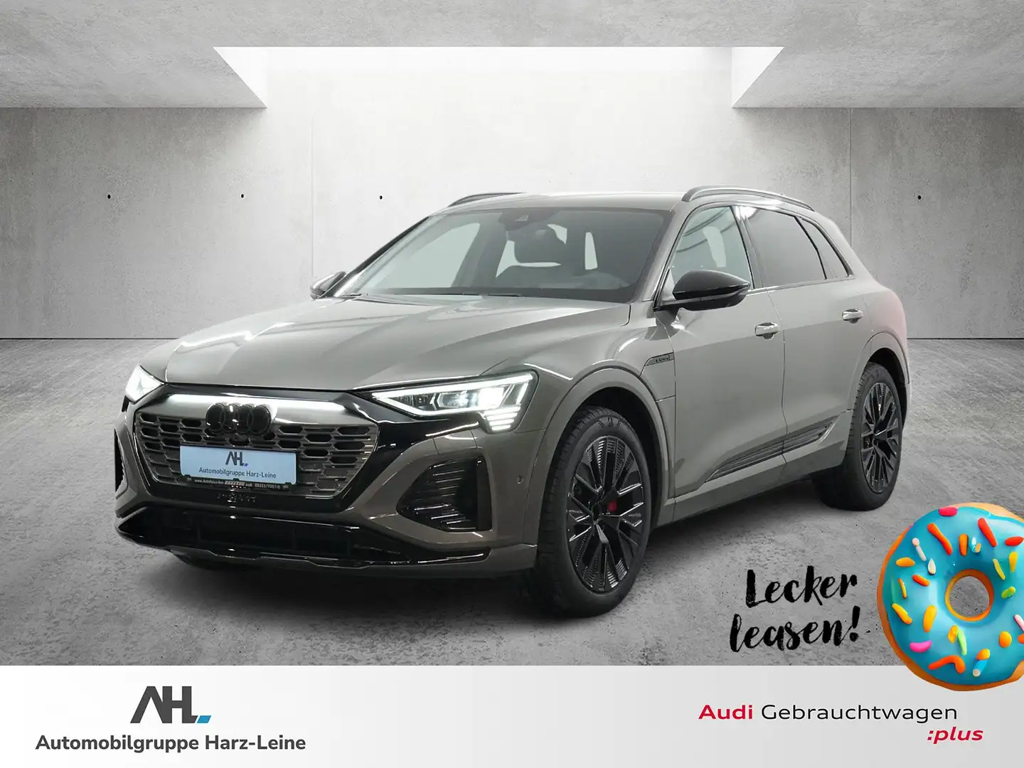 Audi Q8 50 e-tron S line quattro 250 kW, S line, HuD Grau - 1