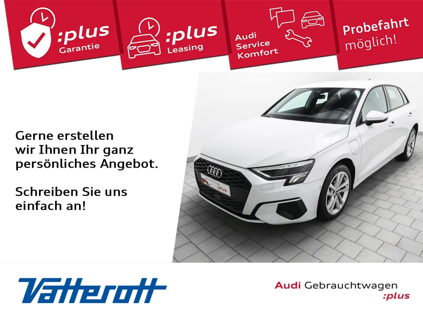 Audi A3 Sportback 40 TFSI e Navi Kamera LED Weiß - 1