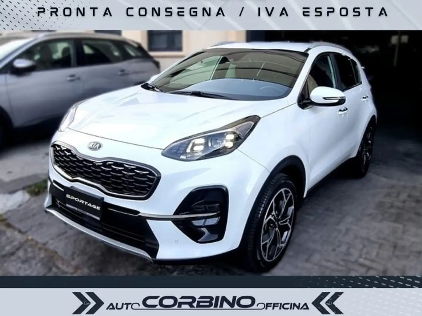 Kia Sportage Sportage IV 2021 1.6 crdi mhev GT Line awd 136cv Bianco - 1