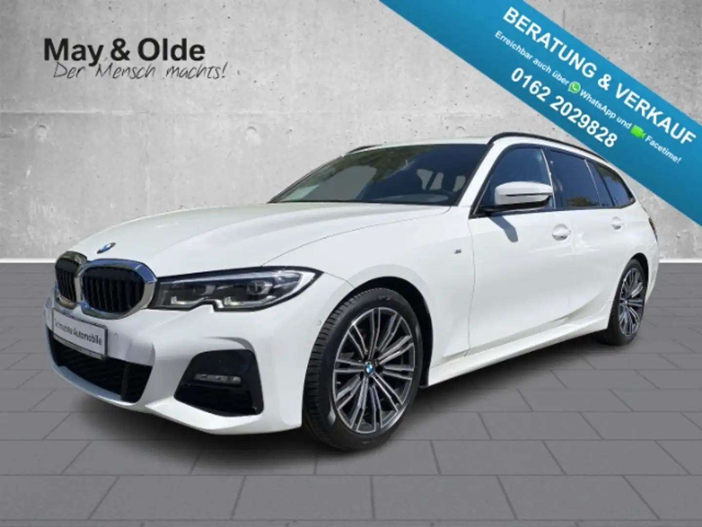 BMW 320 i M Sport AHK Pano Navi BMW Live Cockpit Prof Hifi Weiß - 1