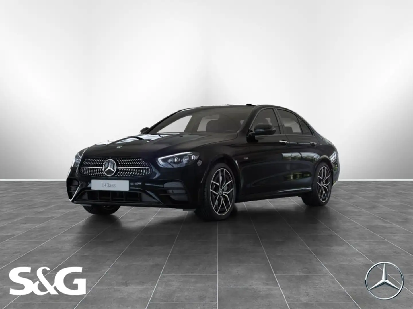 Mercedes-Benz E 300 AMG HEADUP+HIFI+360°+DISTRO+KEYLESS+LED+19 Schwarz - 1