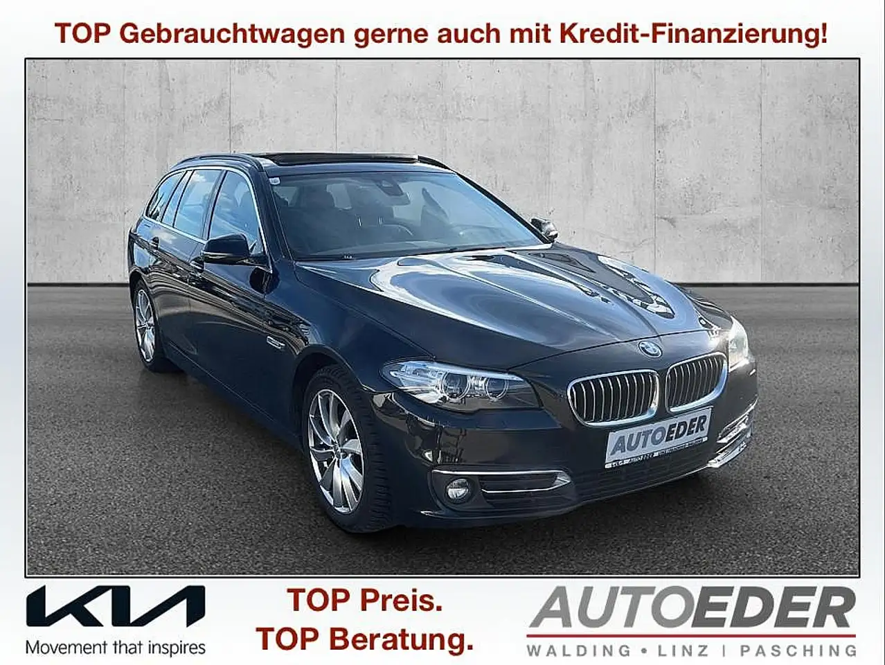 BMW 520 Break in Zwart tweedehands in Pasching voor € 11.380,-