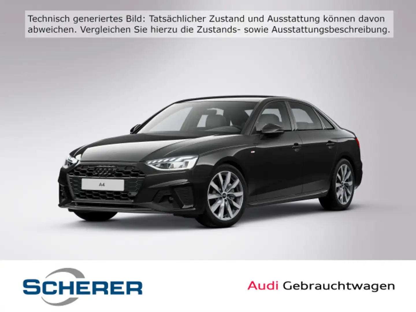 Audi A4 S line 40 TDI 150(204) kW(PS) S tro Schwarz - 1