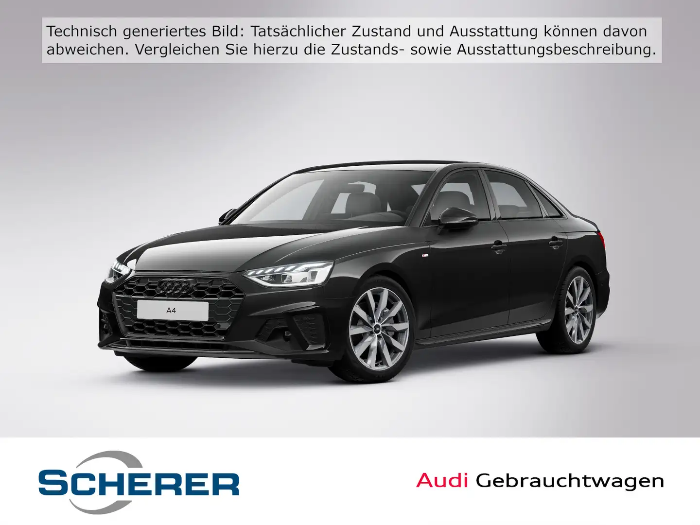 Audi A4 S line 40 TDI 150(204) kW(PS) S tro Schwarz - 1
