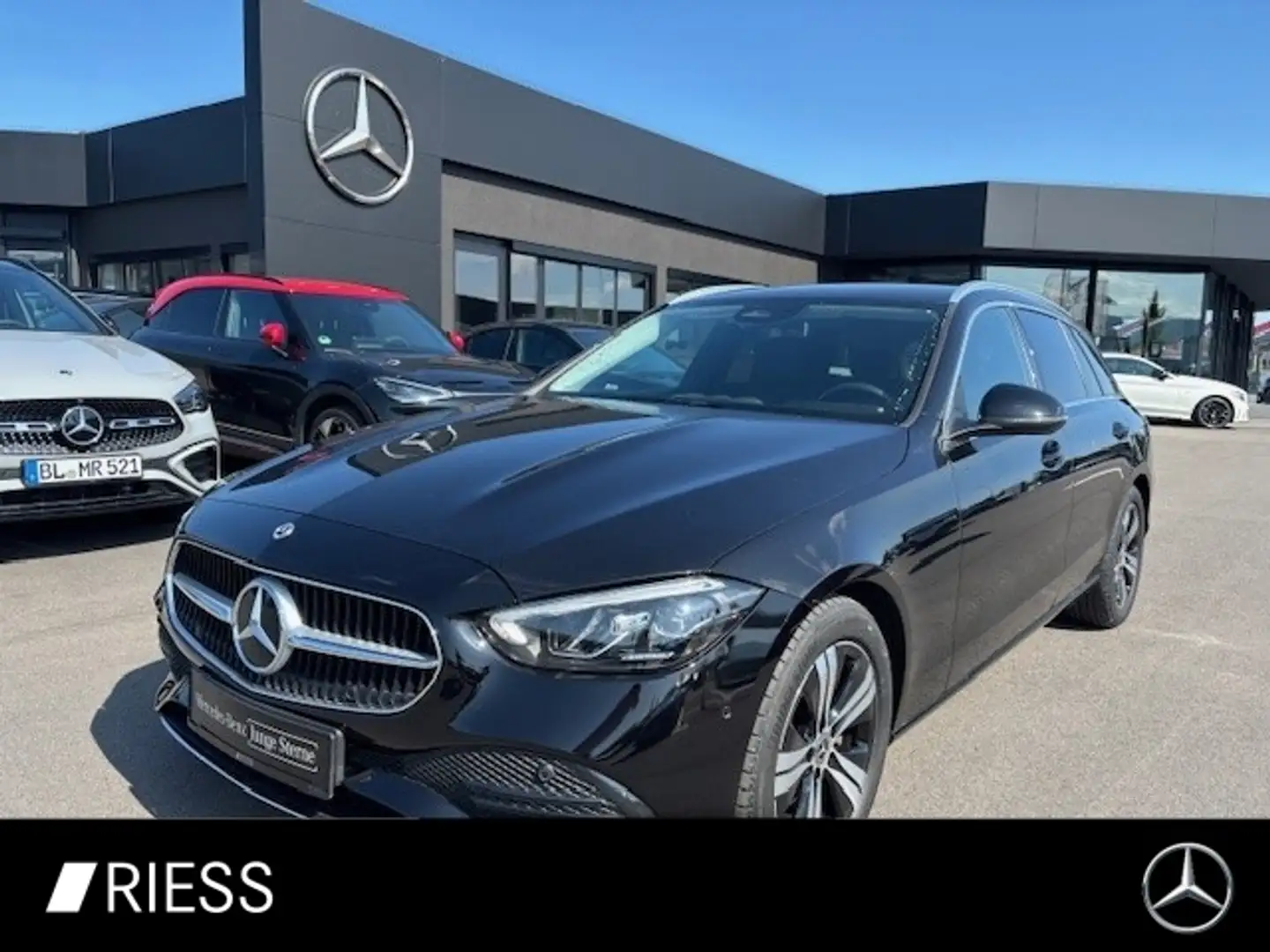 Mercedes-Benz C 180 T Avantgarde Navi LED Spur AHK Ambi Kamera Schwarz - 1