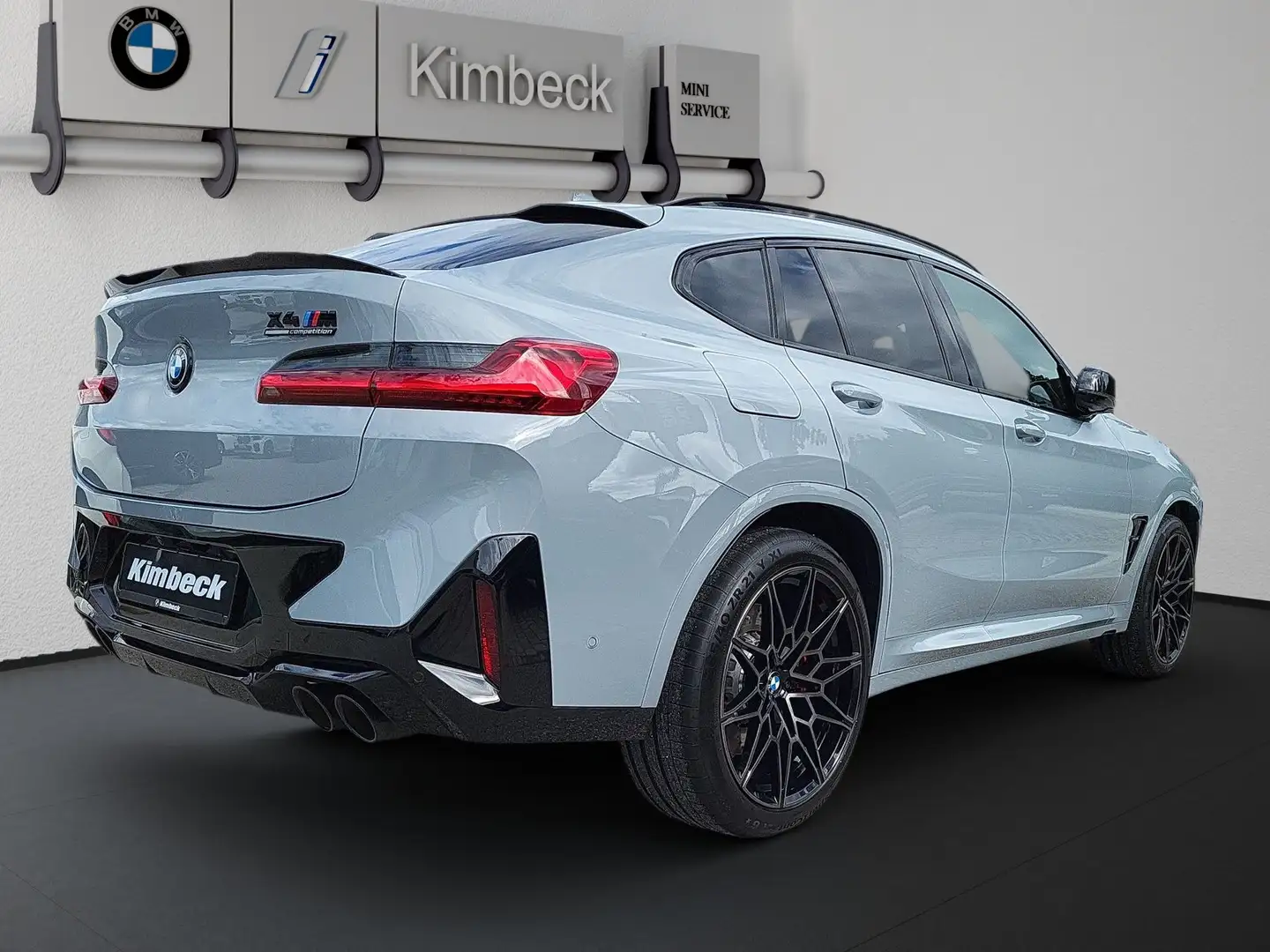 BMW X4 M Competition Pano HeadU ACC 360° HarmanKardon Gris - 2