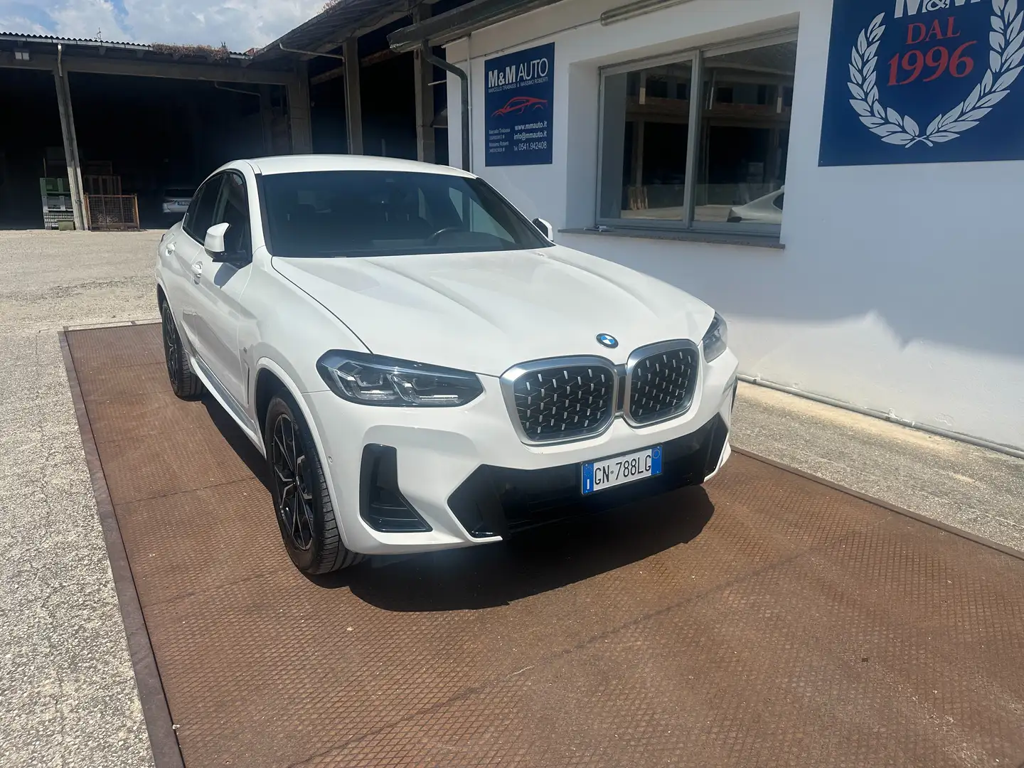 BMW X4 X4 G02 2021 xdrive20d mhev 48V Msport auto Bianco - 2