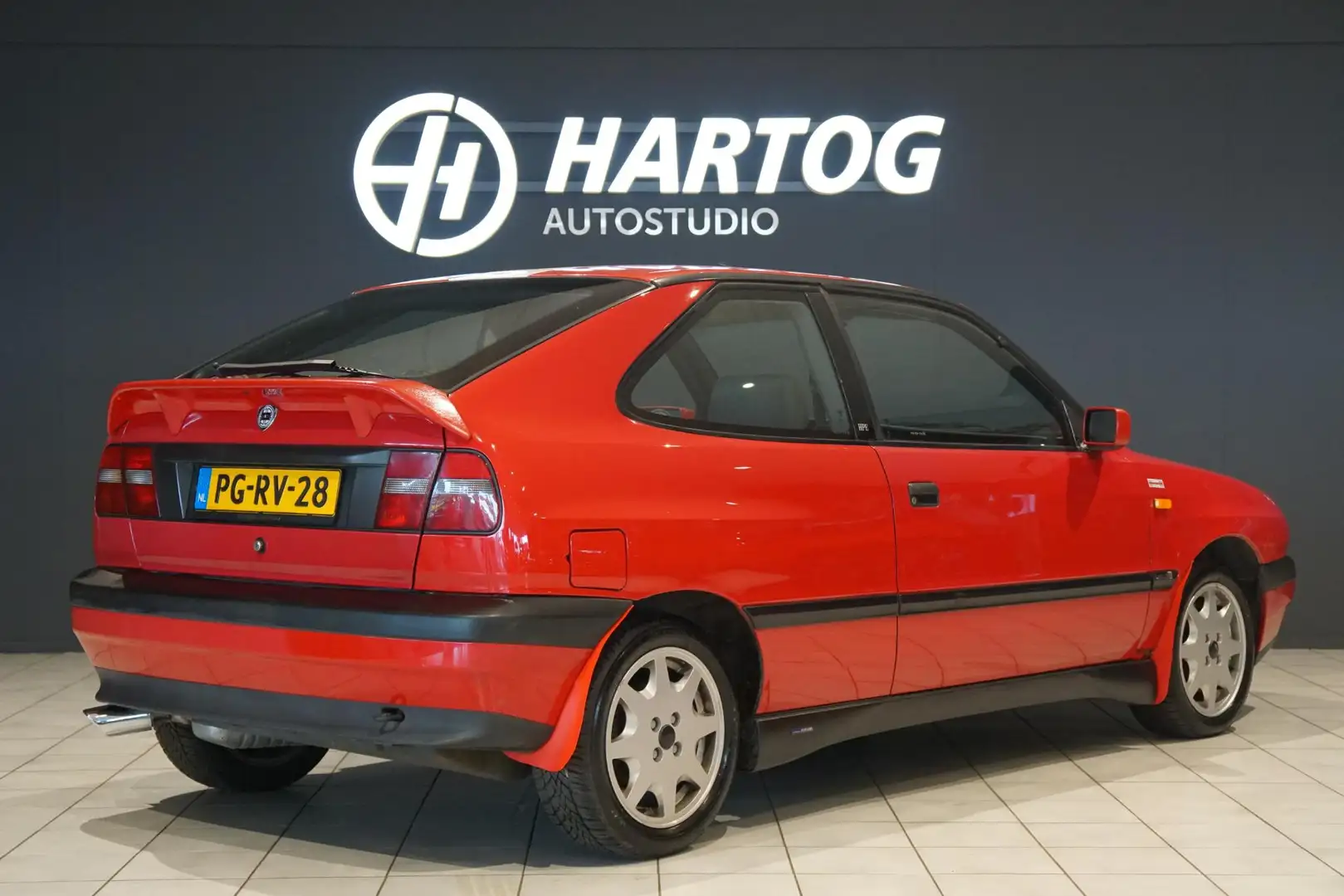 Lancia Delta HPE 2.0-16V 139 PK 3-DEURS ORIGINEEL NEDERLANDS Rood - 2