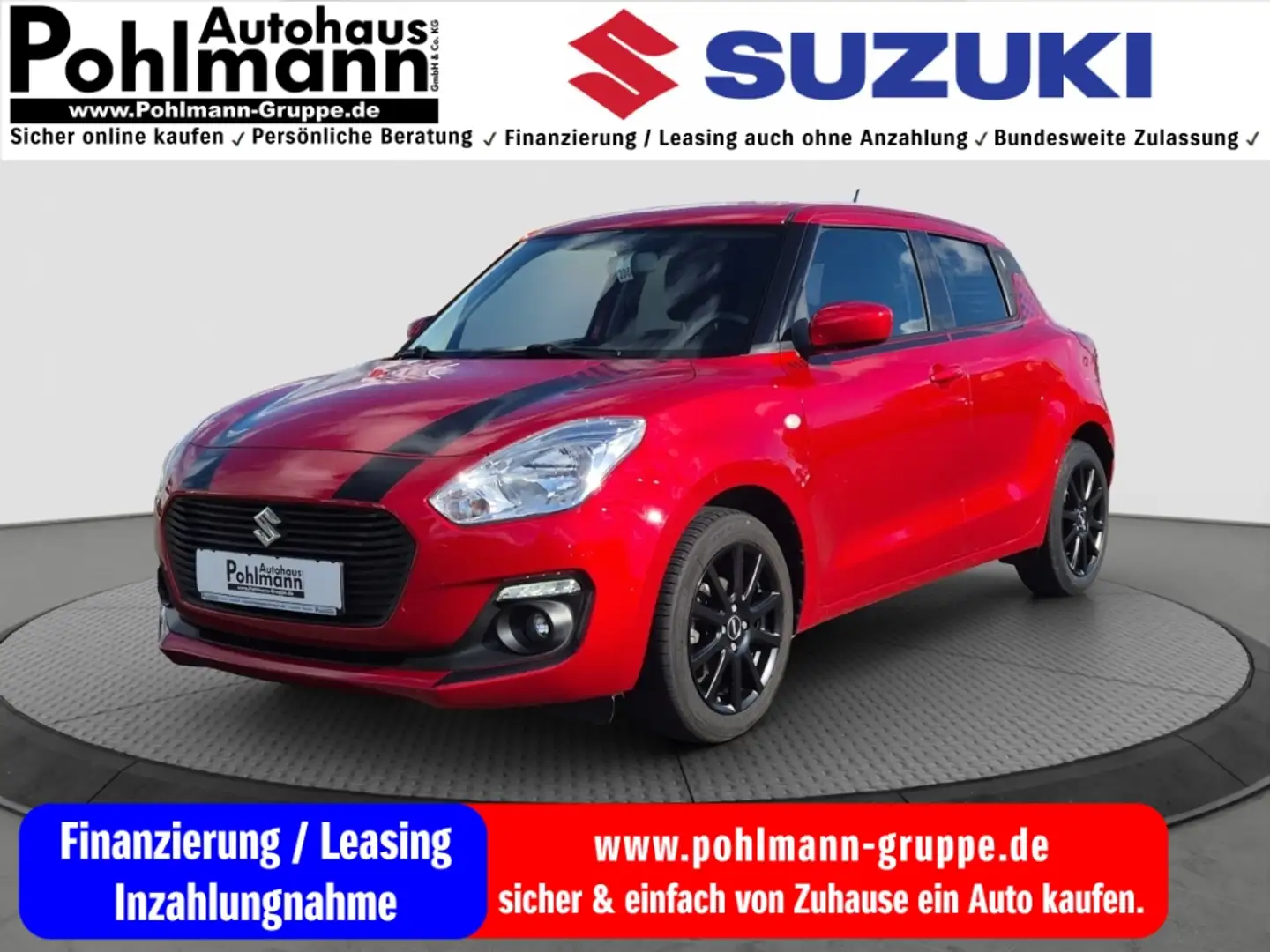 Suzuki Swift 1.2 Comfort Hybrid Navi DAB Alu 8-fach Sitzheiz. Rouge - 1