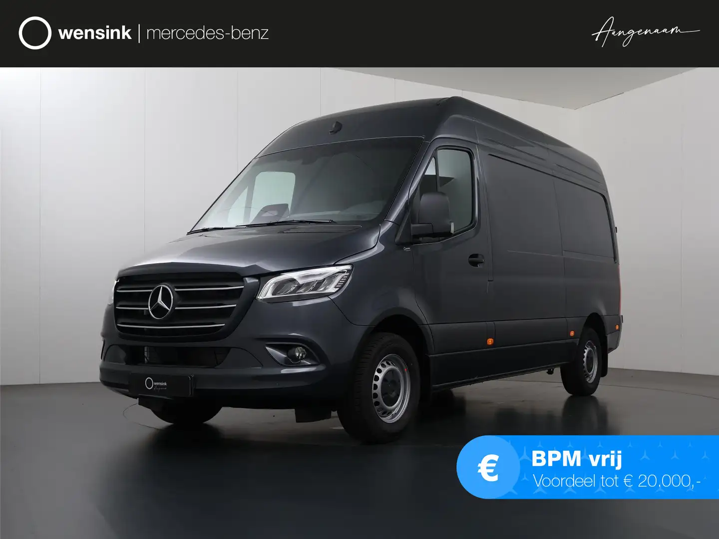 Mercedes-Benz Sprinter 319 L2H2 RWD SELECT | BPM vrij | LED | PDC | LEER Grijs - 1