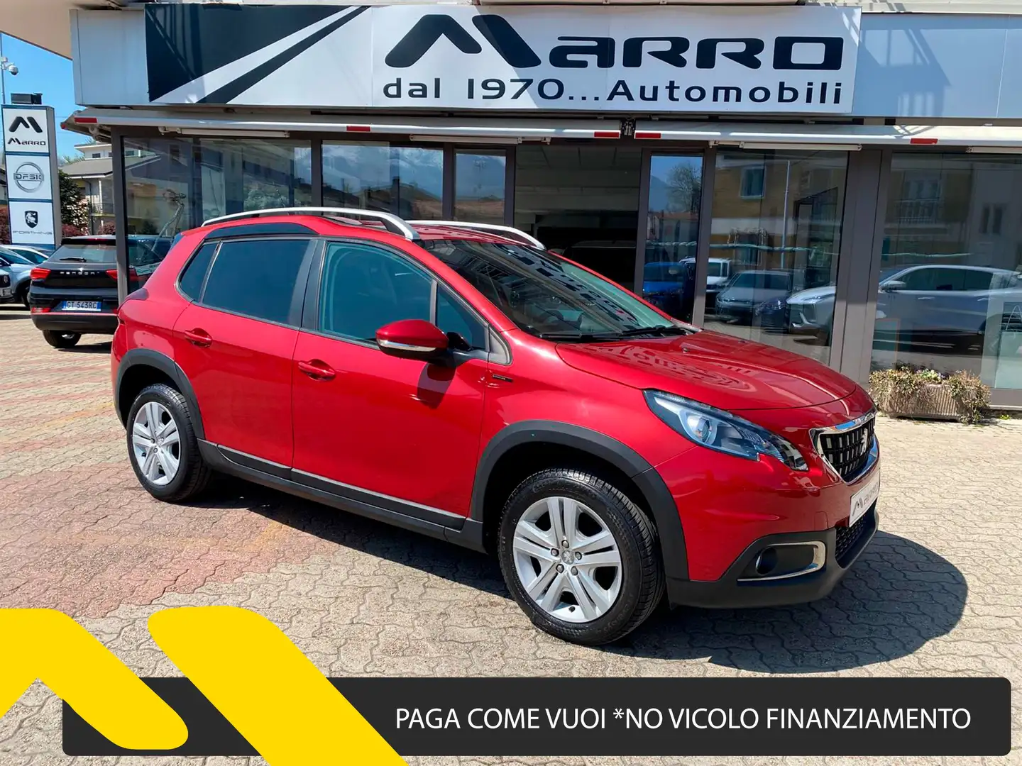 Peugeot 2008 1.2 Signature RETROCAMERA+SENS+RUOTINO Rood - 1