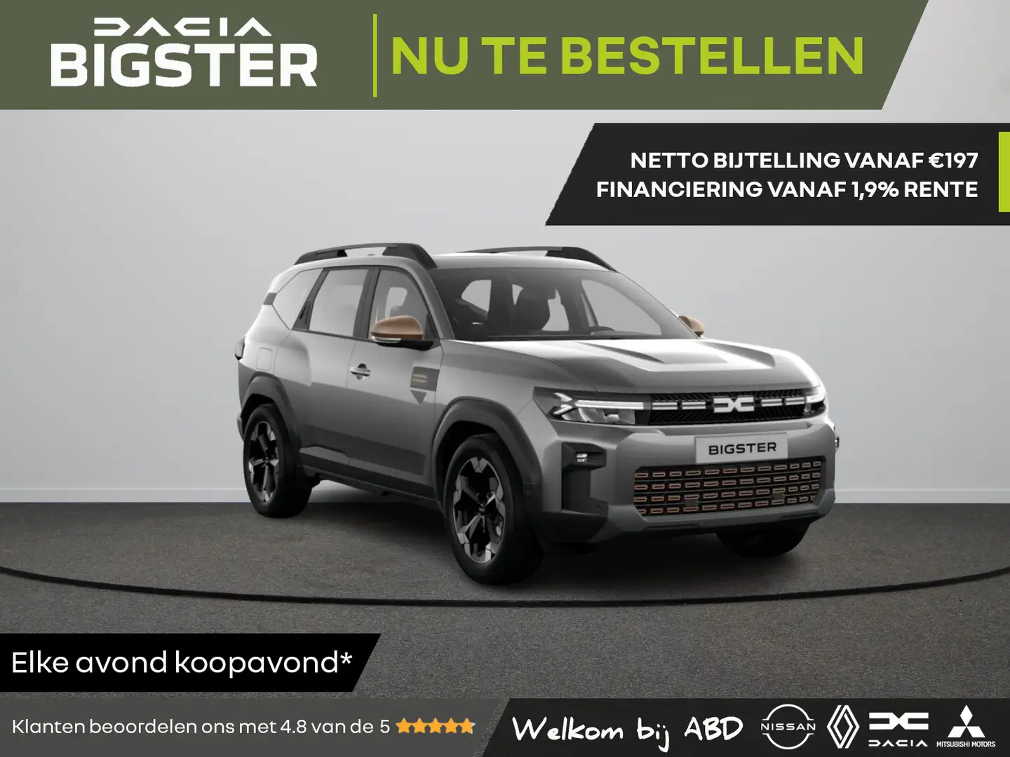 Dacia Bigster Extreme Hybrid | Achteruitrijcamera | Cruise Contr Grijs - 1