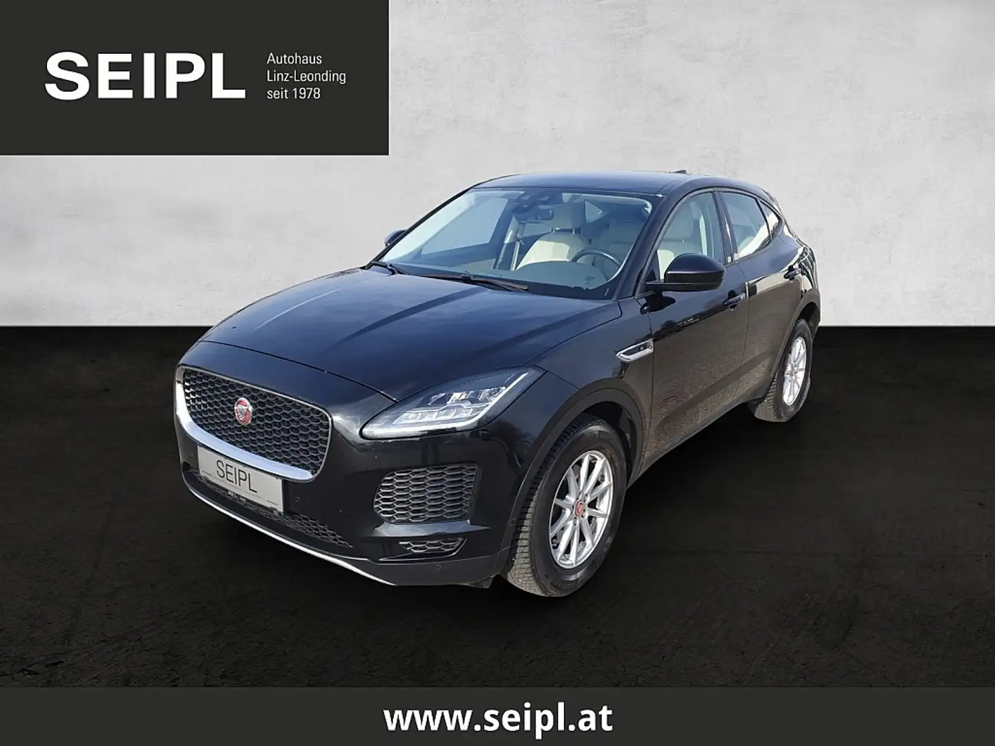 Jaguar E-Pace 2.0DI4 D150 S AWD Aut. Leder hell Schwarz - 1