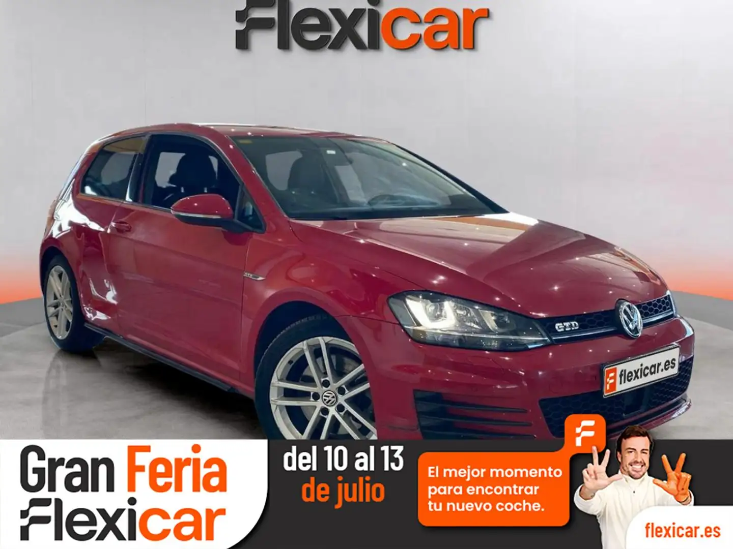 Volkswagen Golf 2.0TDI CR BMT GTD DSG 184 Rojo - 1