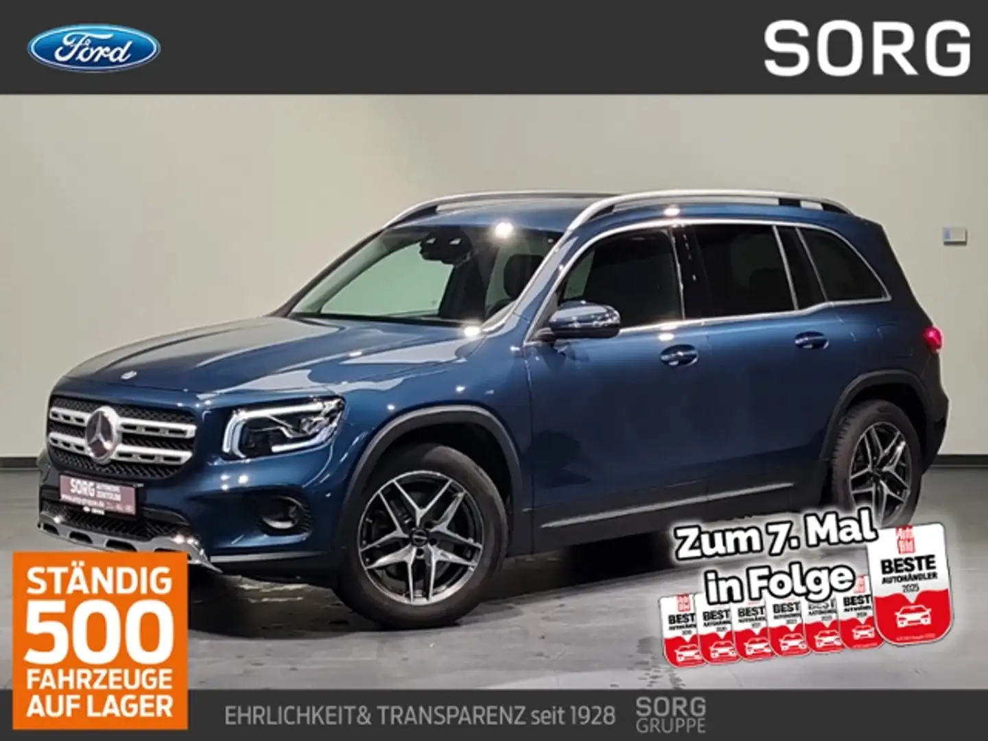 Mercedes-Benz GLB 200 d 4Matic Progressive*ATUO*LED*MBUX* Blau - 1