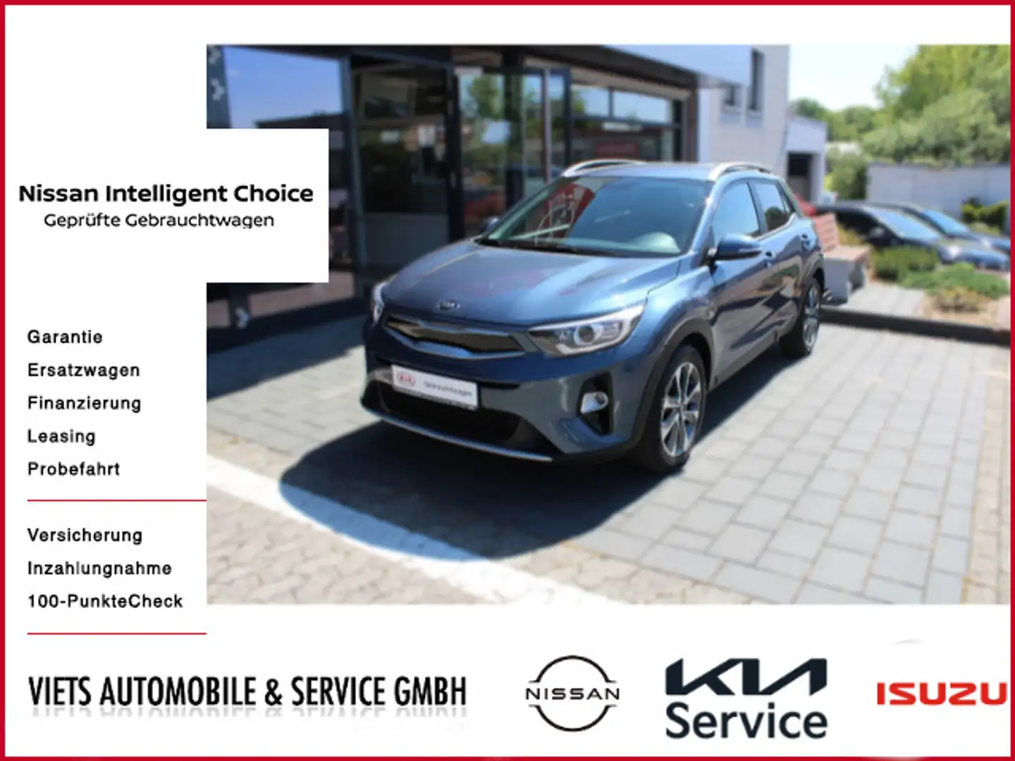 Kia Stonic 1.4 Vision Navi AHK Modrá - 1