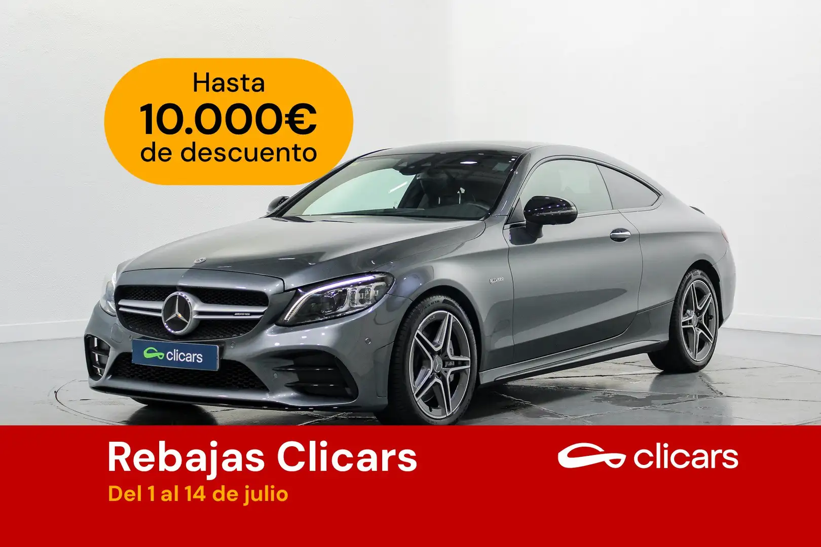 Mercedes-Benz C 43 AMG Coupé 4Matic Aut. Gris - 1