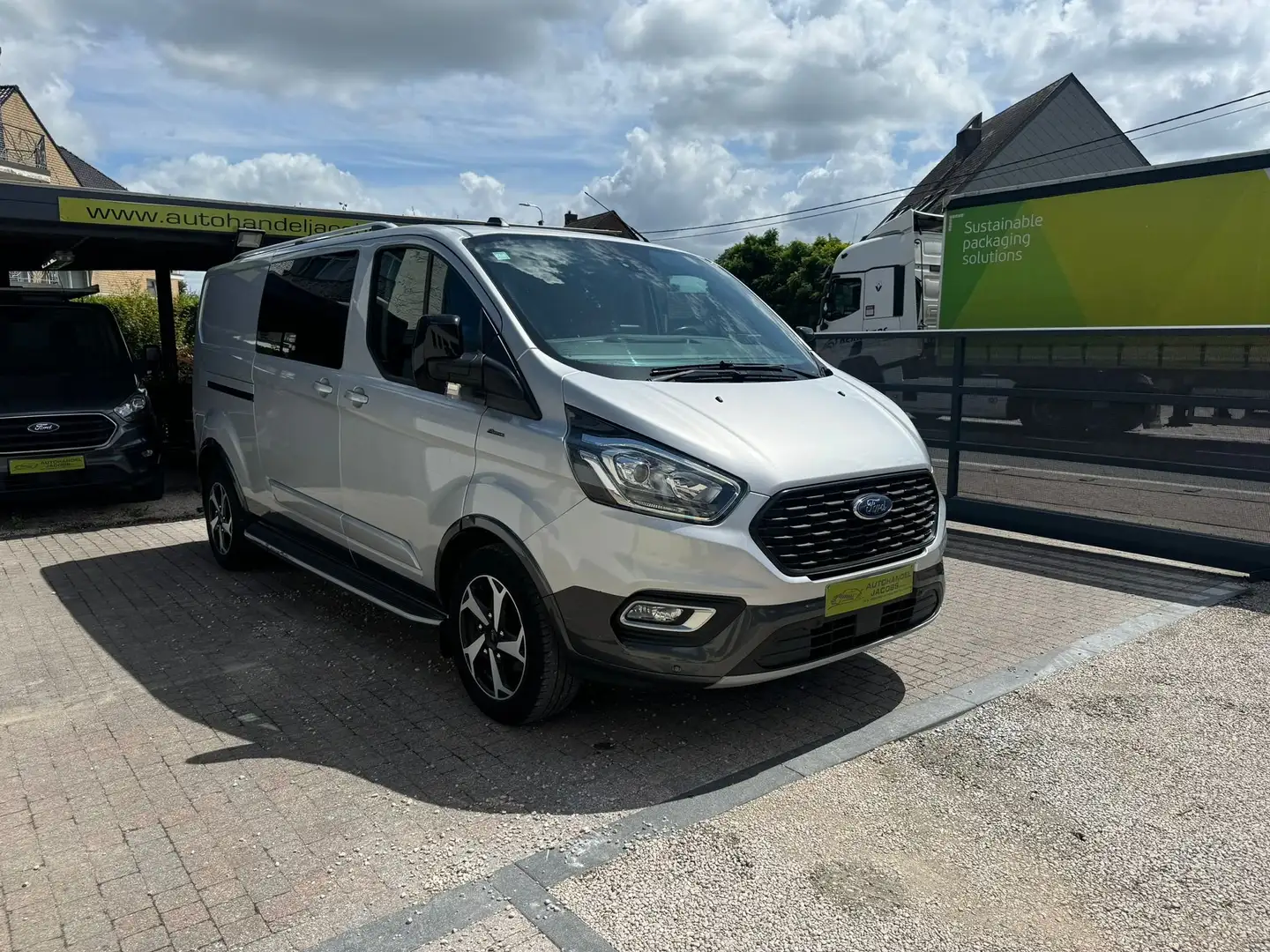 Ford Transit Custom ACTIVE * AUT * L2 * 170PK * DUB CAB * 5ZITPL * Argent - 1