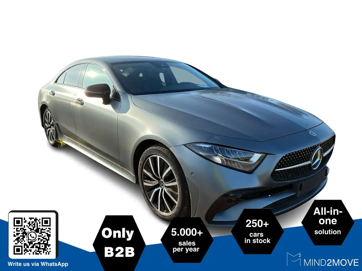 Mercedes-Benz CLS 300 d AMG Line 4Matic (EURO 6d) Grau - 1