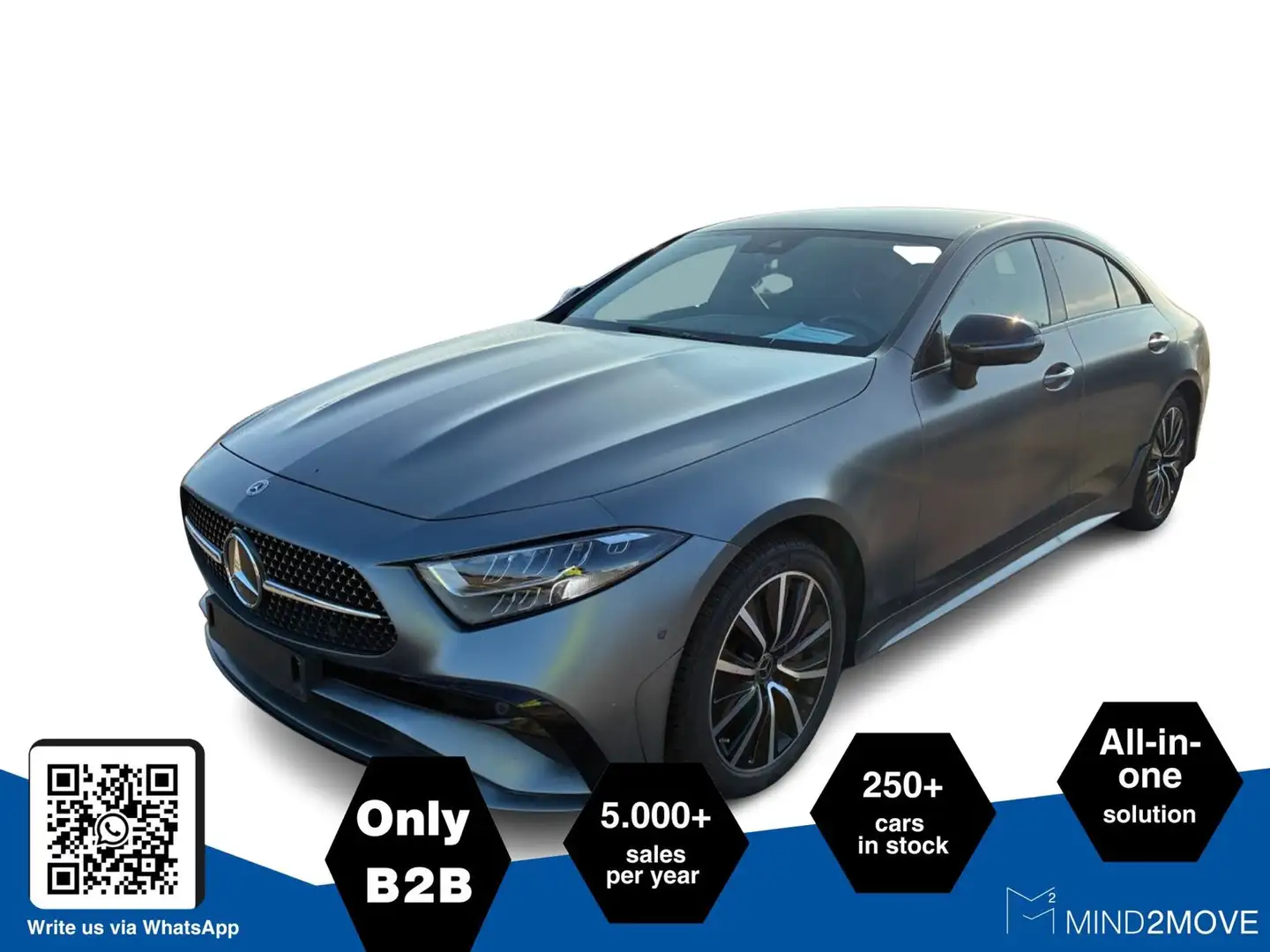 Mercedes-Benz CLS 300 d AMG Line 4Matic (EURO 6d) Grau - 2