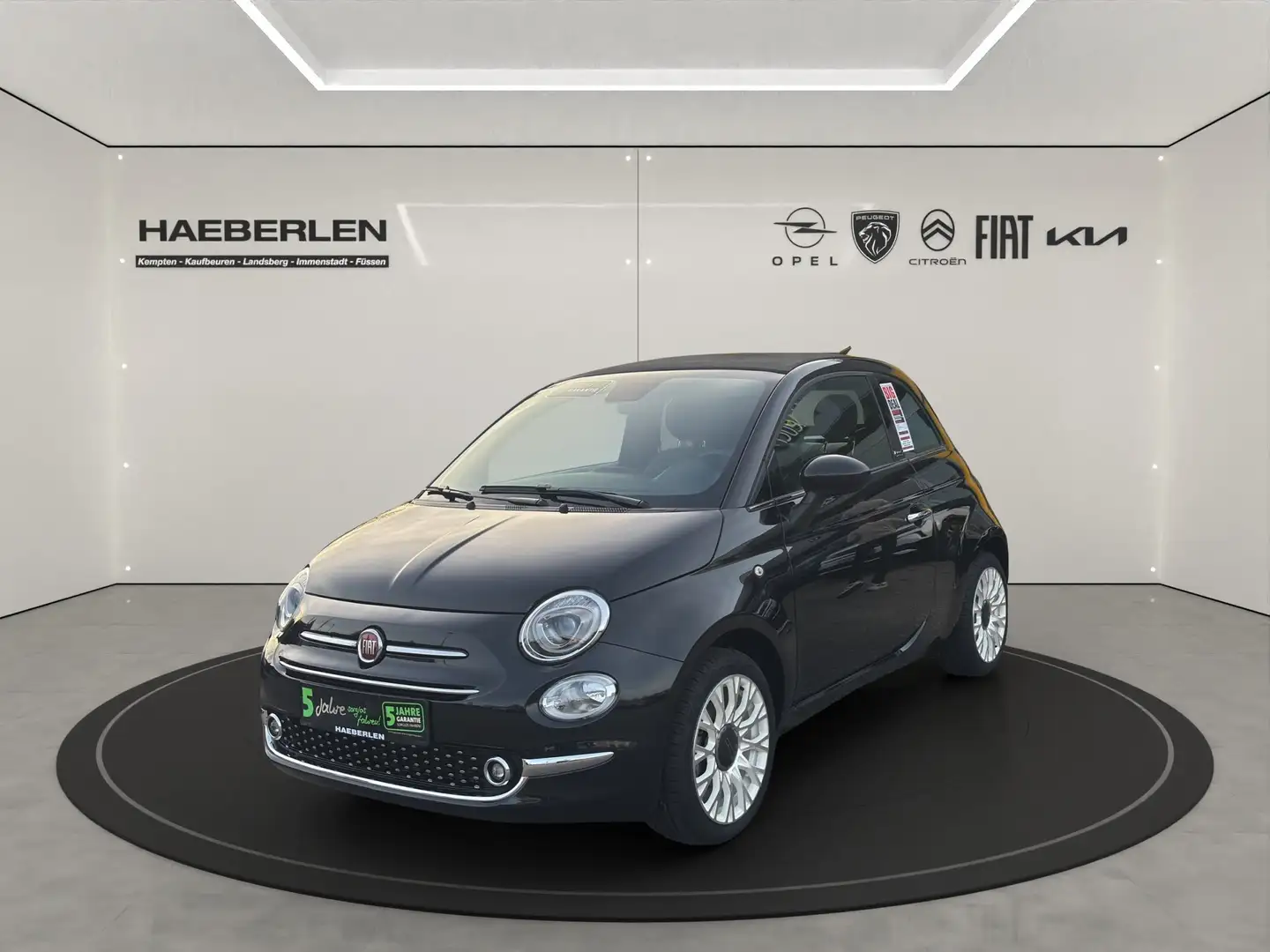 Fiat 500C 500 Cabrio 1.0 Hybrid Star Pano+SD+KlimaA+LM+PDC Negru - 2
