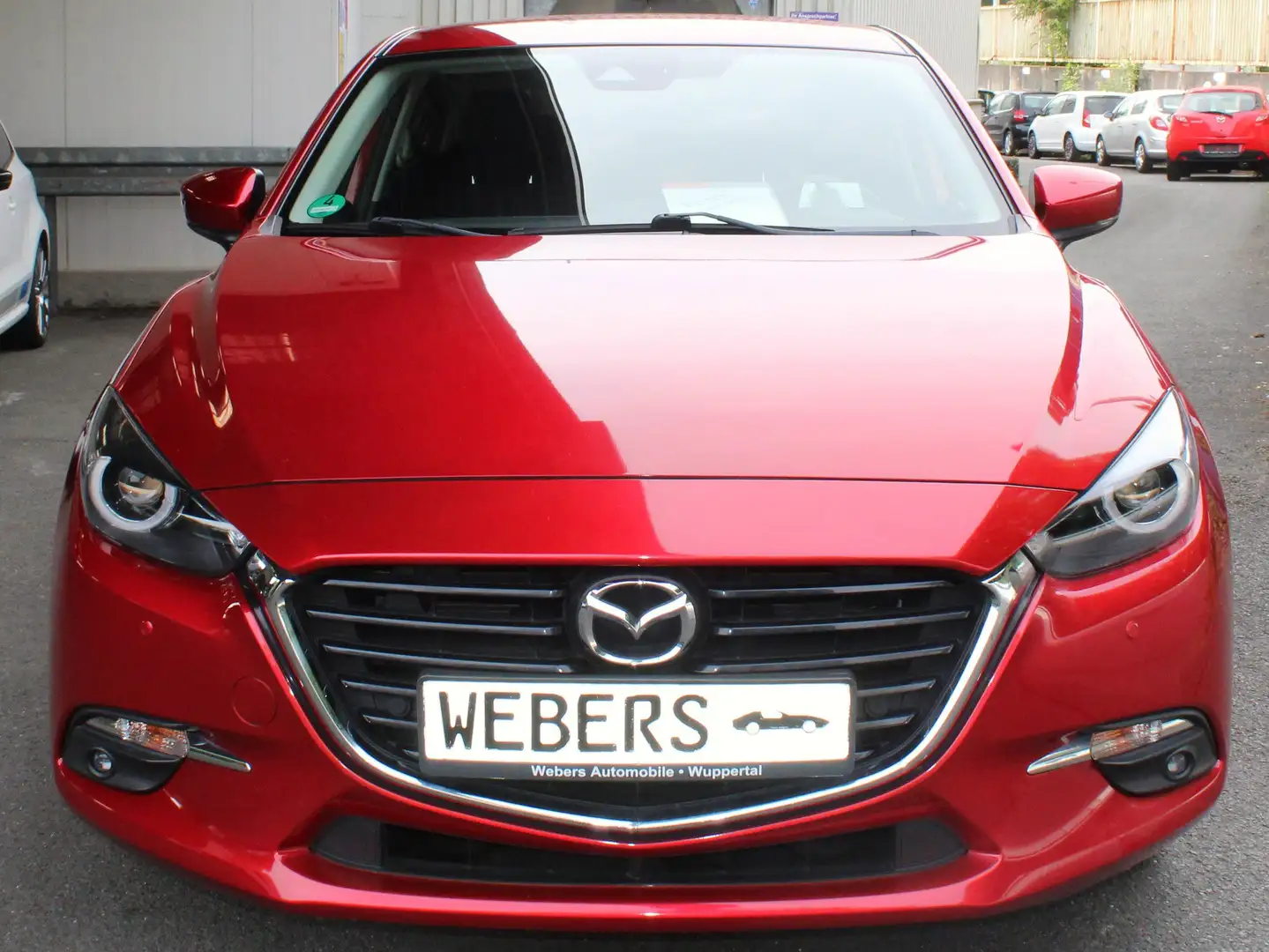 Mazda 3 Sports-Line*Navi*HeadUp*Sitz-Lenkr-HZG*Kamera*DAB* Červená - 2