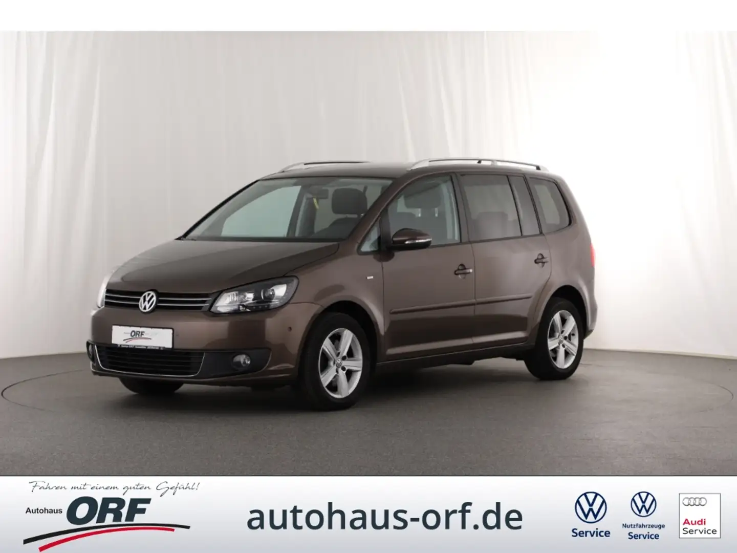 Volkswagen Touran 2.0 TDI Comfortline Cup AHK 7-SITZER NAVI BI-XENON Marrón - 1