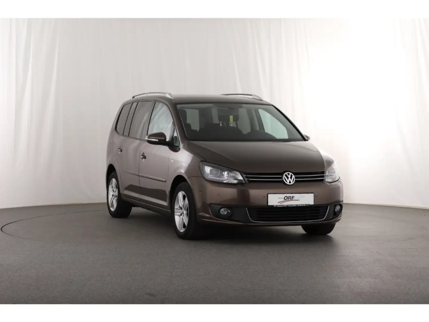 Volkswagen Touran 2.0 TDI Comfortline Cup AHK 7-SITZER NAVI BI-XENON Marrón - 2