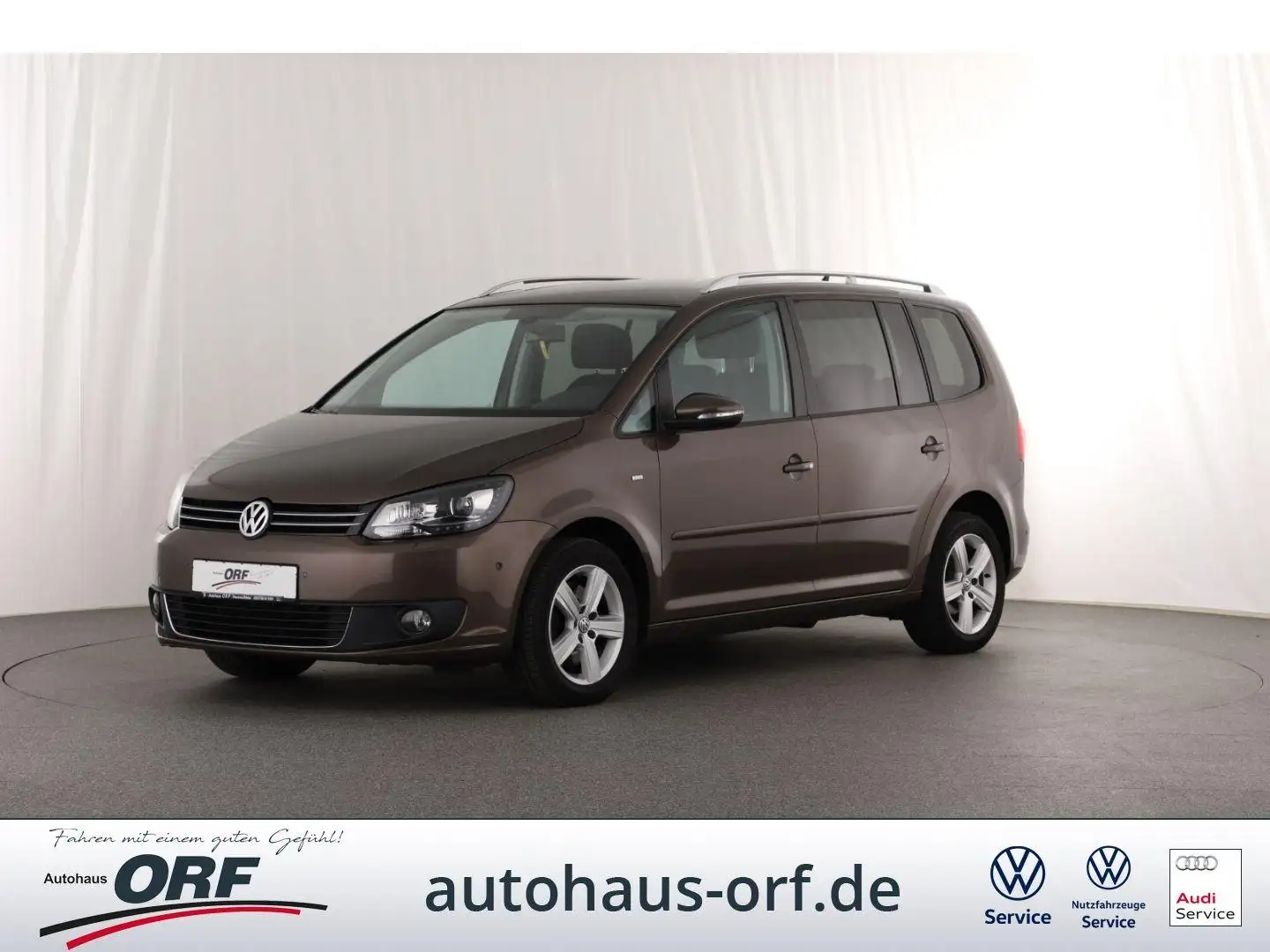 Volkswagen Touran 2.0 TDI Comfortline Cup AHK 7-SITZER NAVI Braun - 2