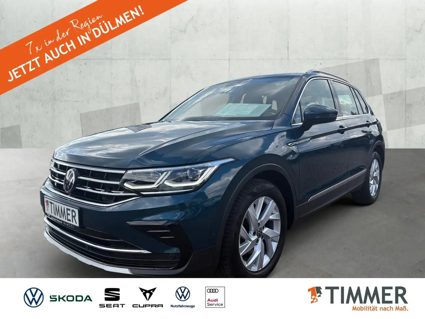 Volkswagen Tiguan 2.0 TDI DSG ELEGANCE *IQ.LIGHT *AHK *RKAM *ACC *A Bleu - 1